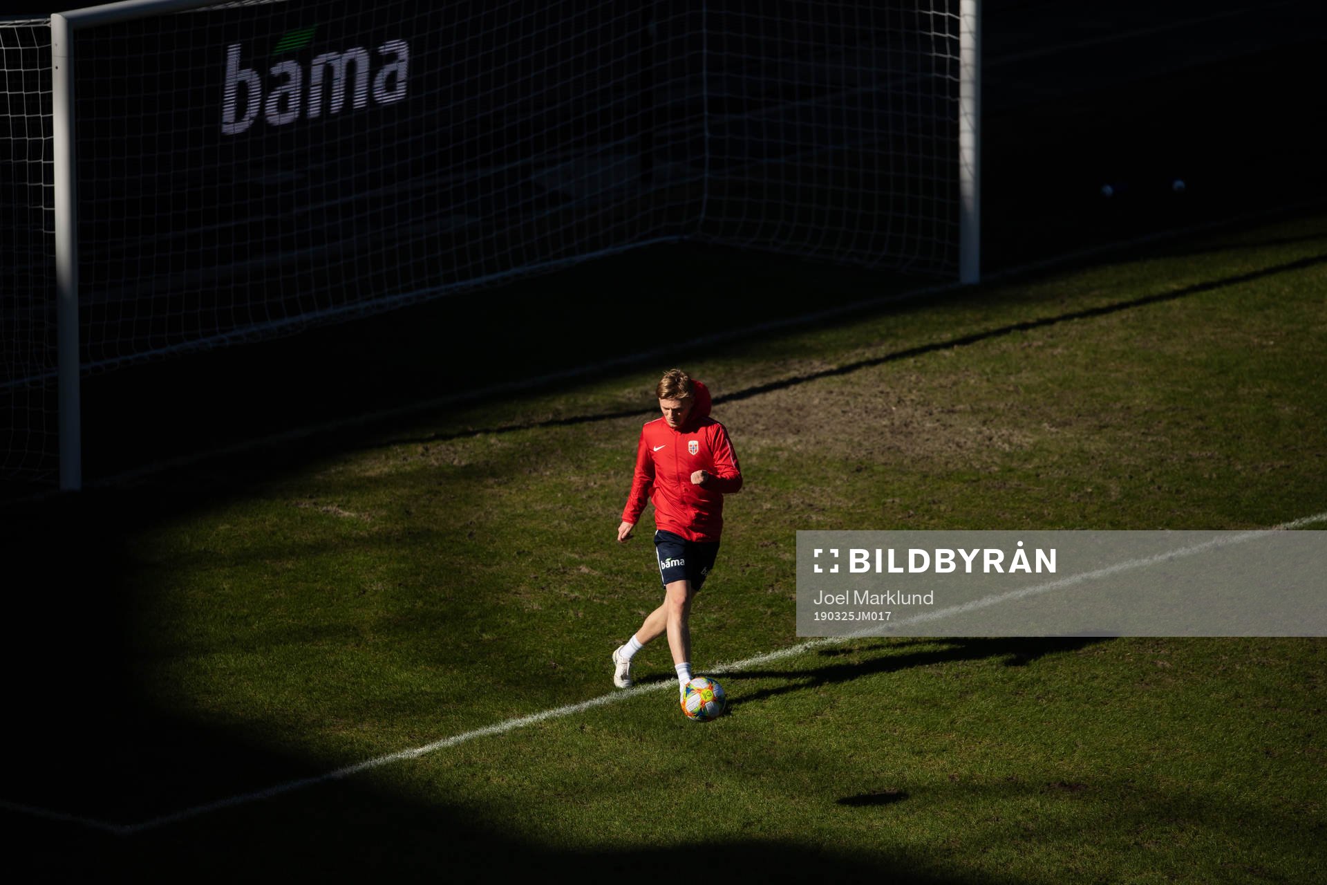 Jonas Svensson of the Norwegian national football team