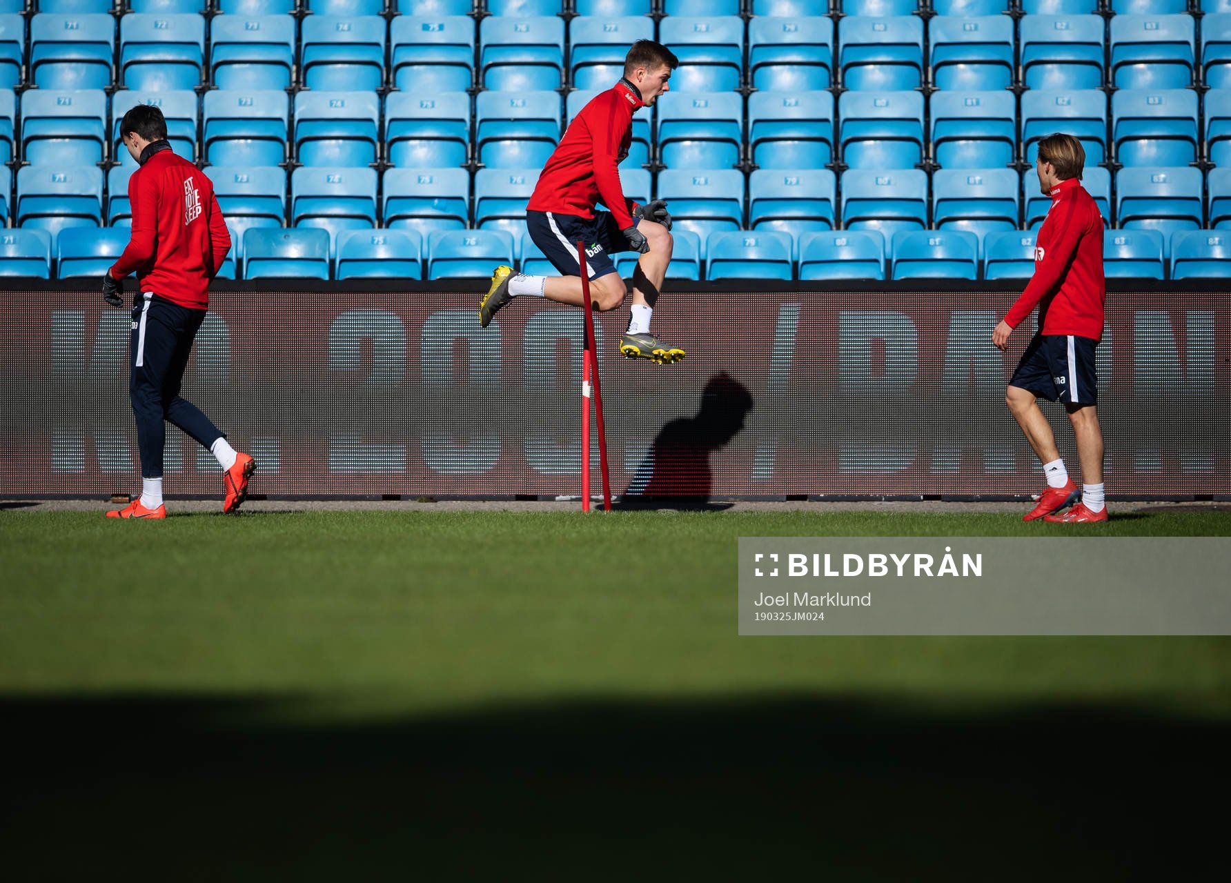Alexander Sørloth of the Norwegian national football team