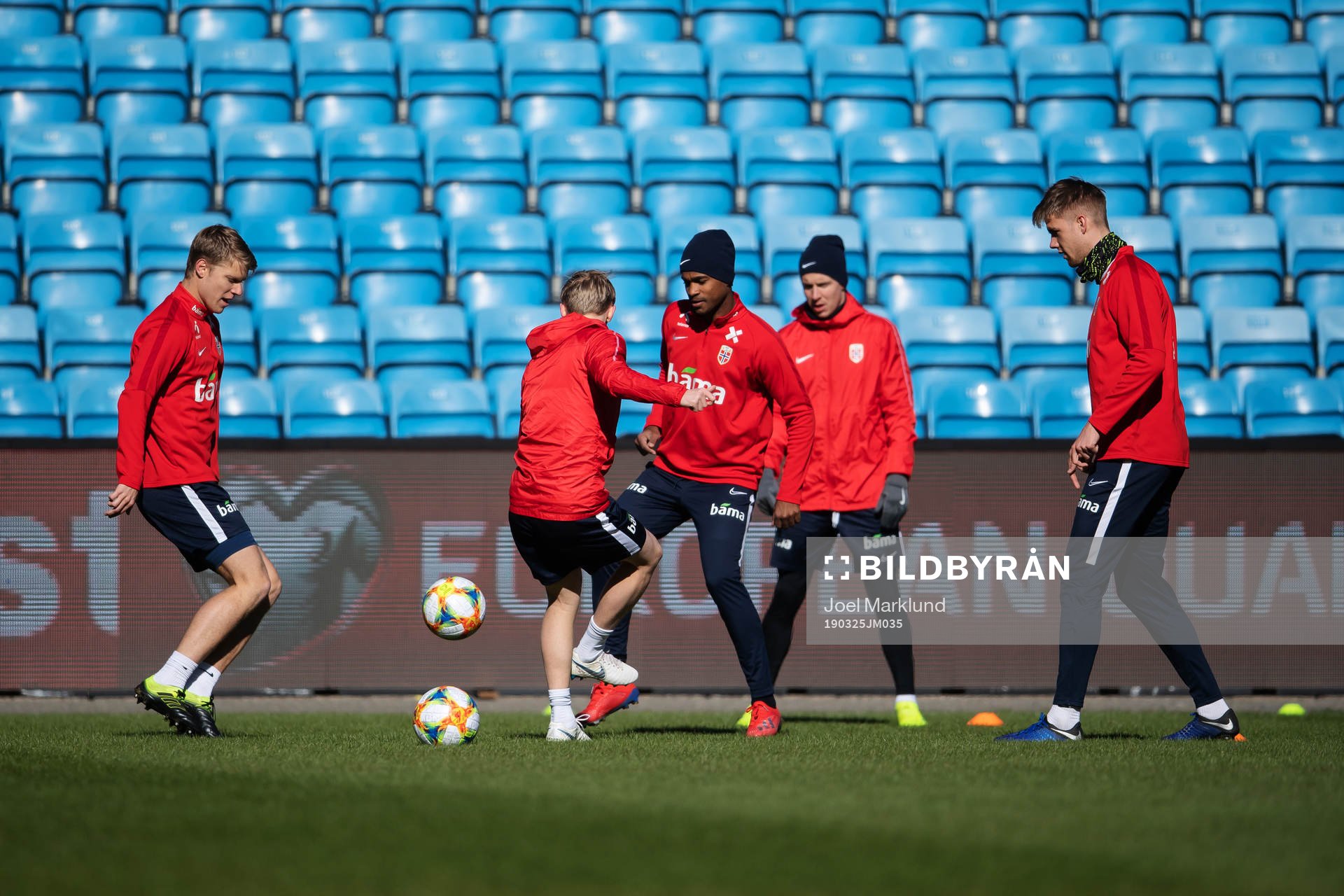 Sigurd Rosted, Ola Kamara, Stefan Johansen and Kristoffer