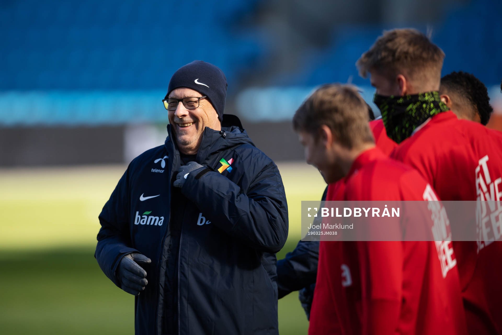 Lars Lagerbäck, head coach of the Norwegian national