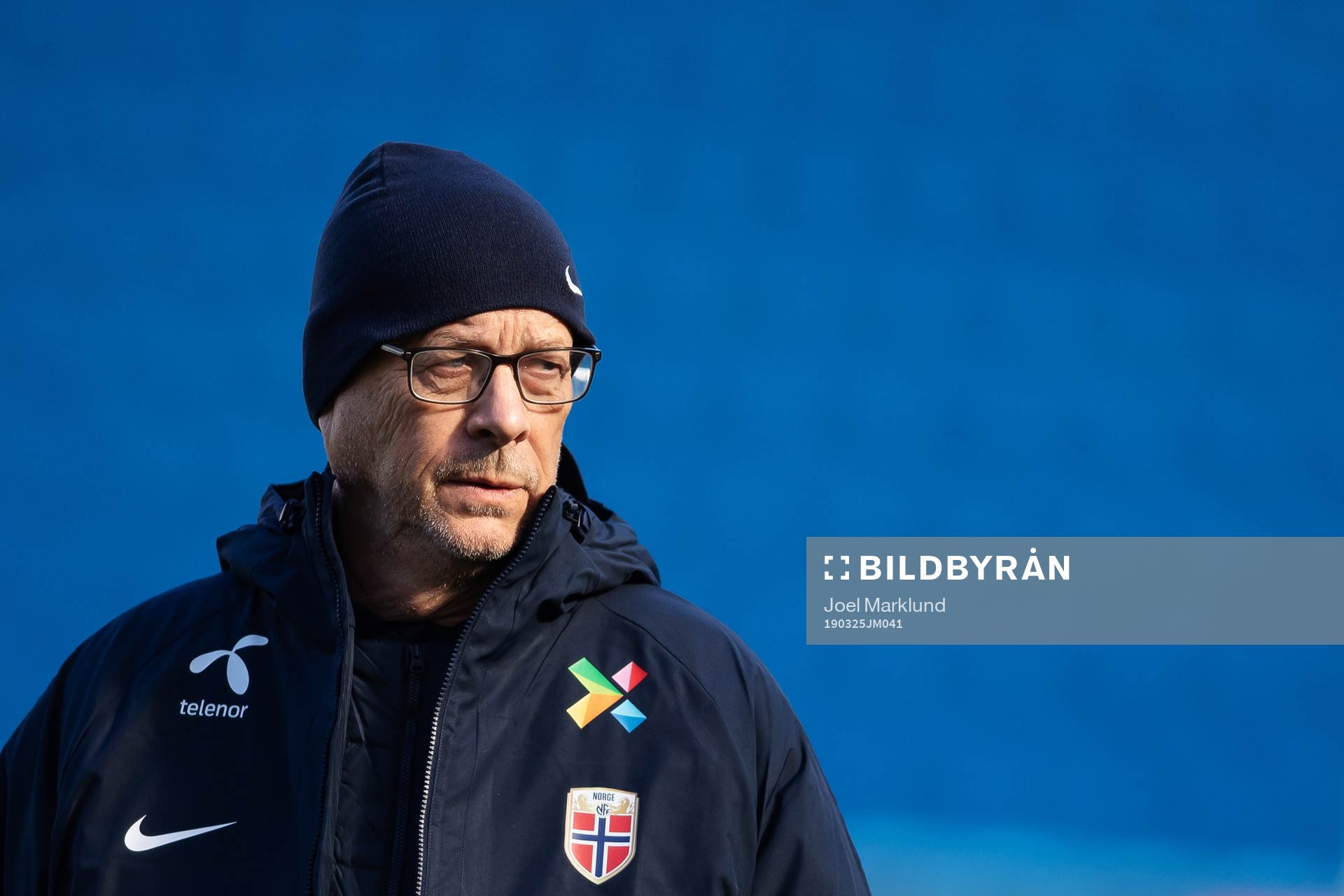 Lars Lagerbäck, head coach of the Norwegian national