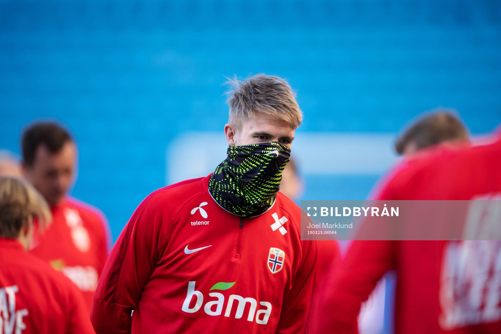 Kristoffer Ajer of the Norwegian national football team