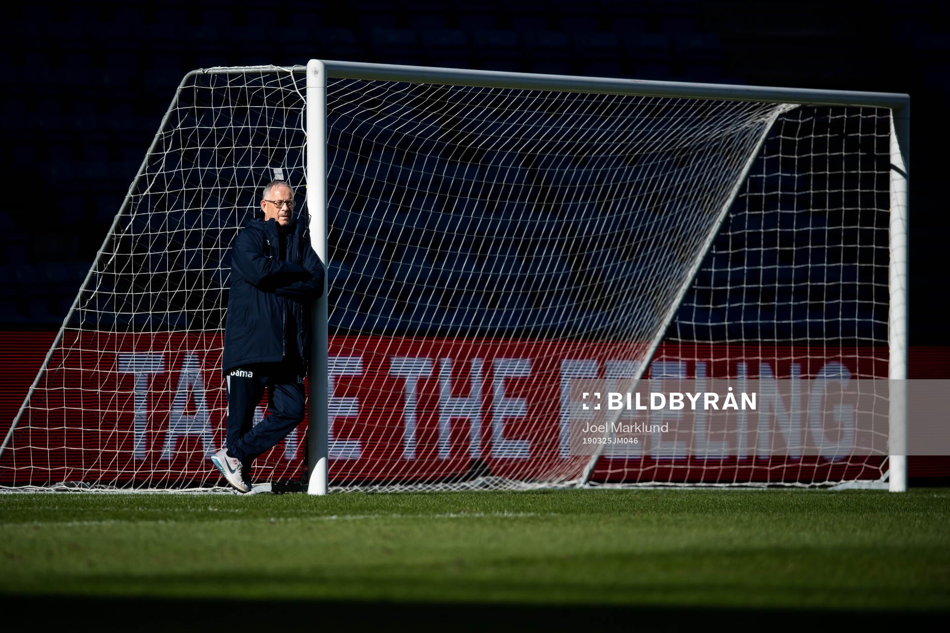 Lars Lagerbäck, head coach of the Norwegian national