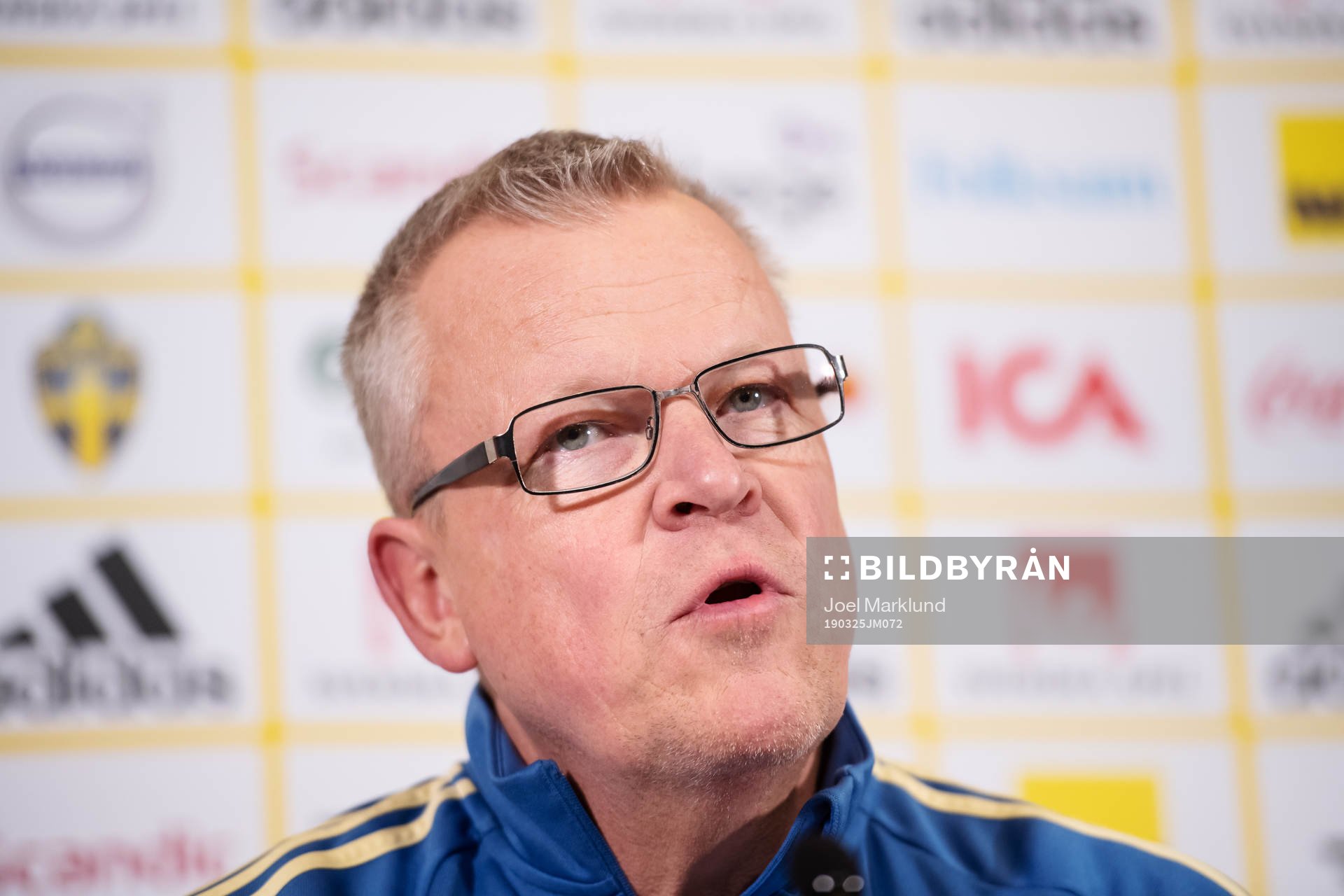 Head coach Janne Andersson of the Swedish national football