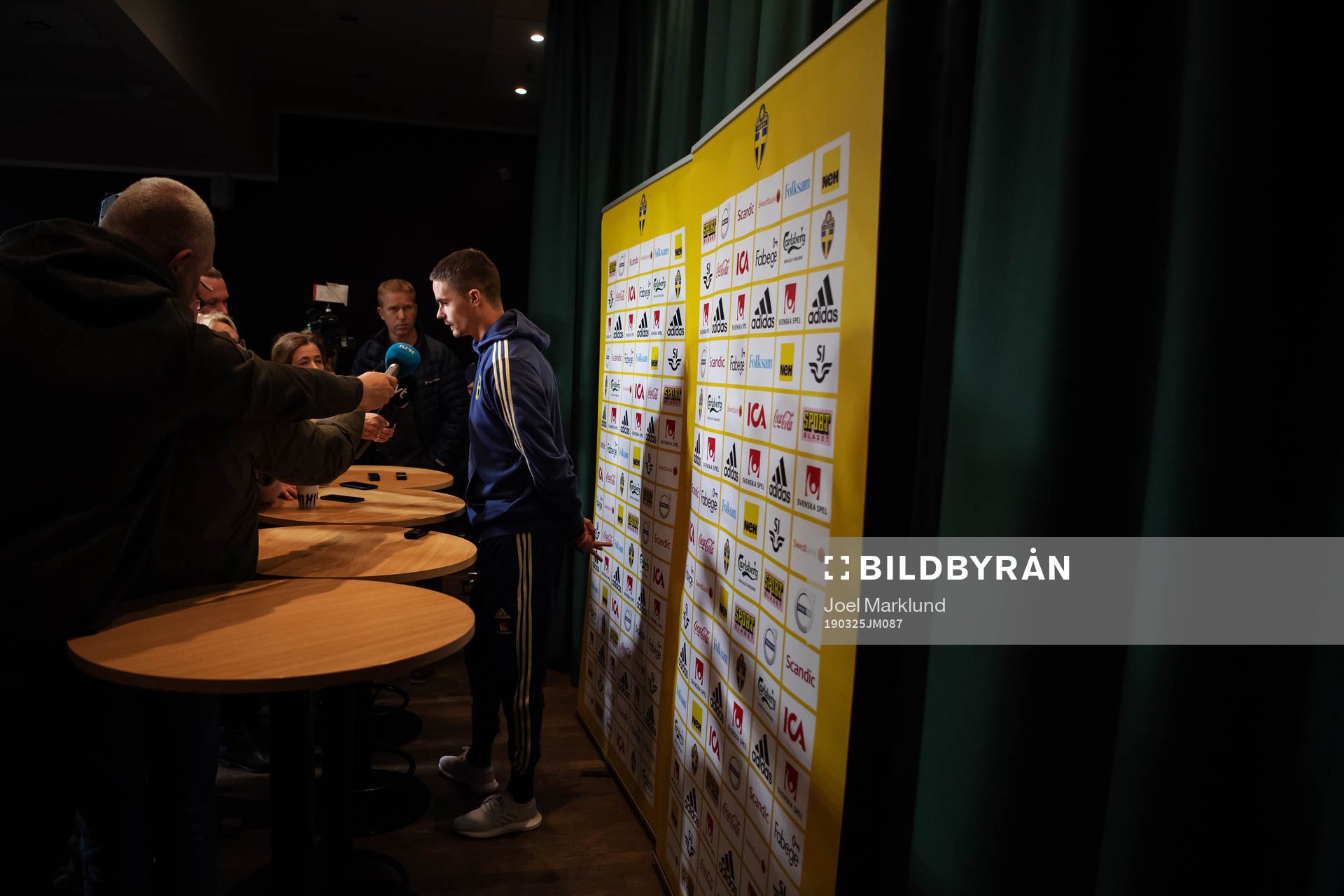 Mikael Lustig of the Swedish national football team