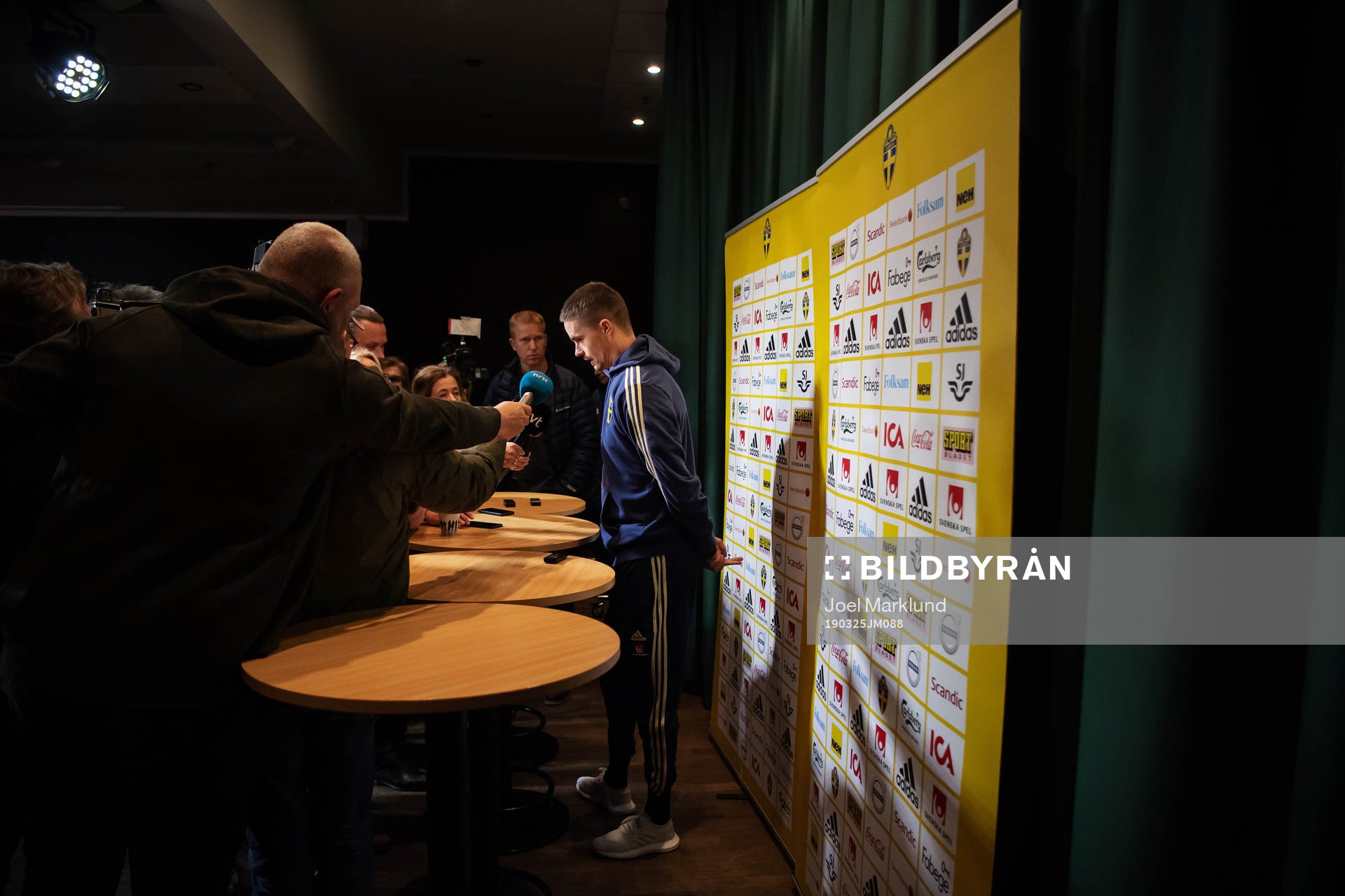 Mikael Lustig of the Swedish national football team