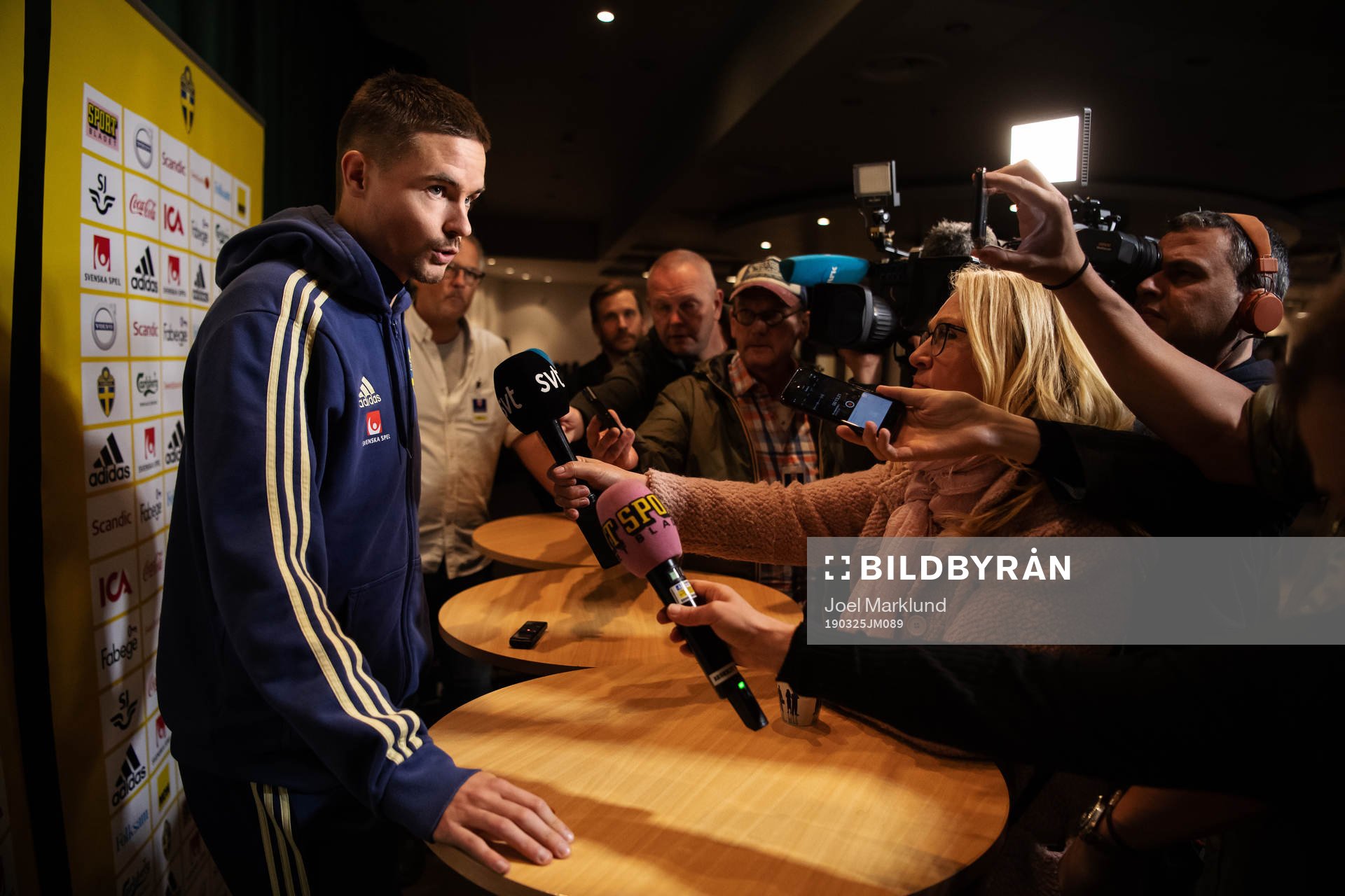 Mikael Lustig of the Swedish national football team