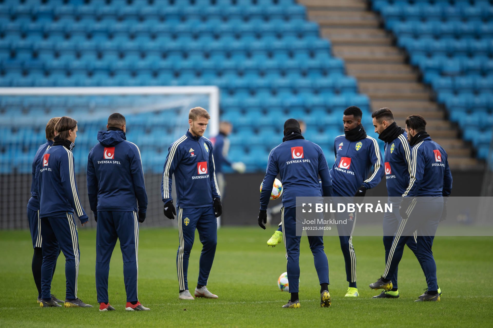 Sebastian Andersson and Alexander Isak of the Swedish