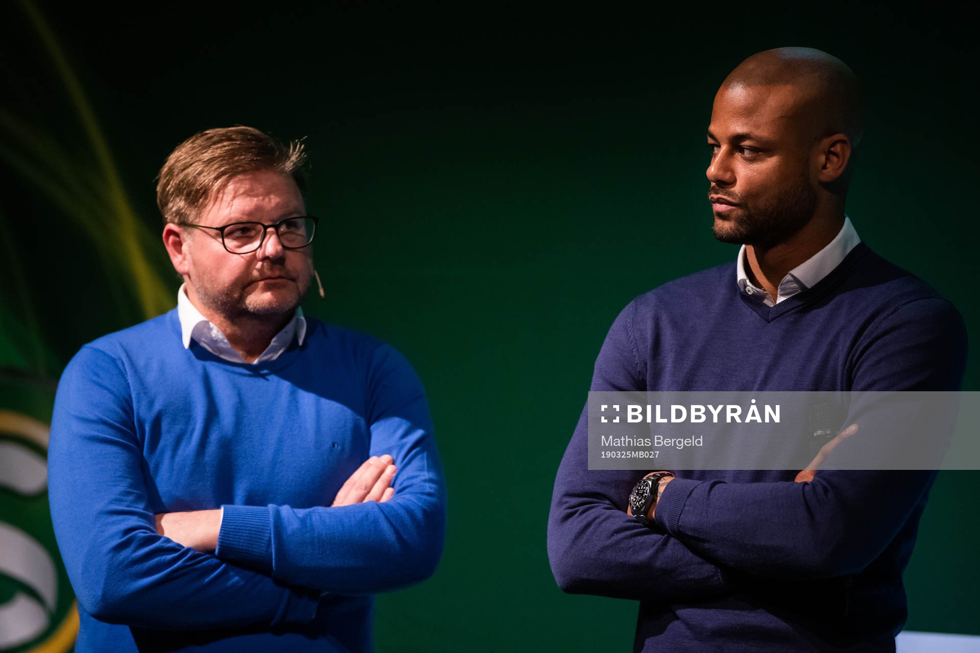 Trelleborgs tränare Peter Swärdh och Salif Camara Jönsson