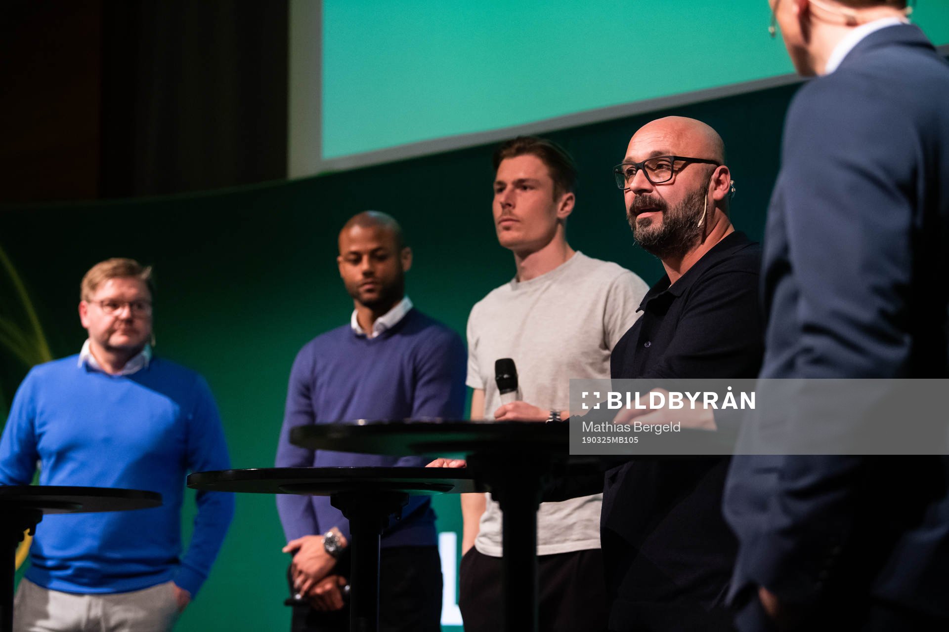 Trelleborgs tränare Peter Swärdh, Salif Camara Jönsson,