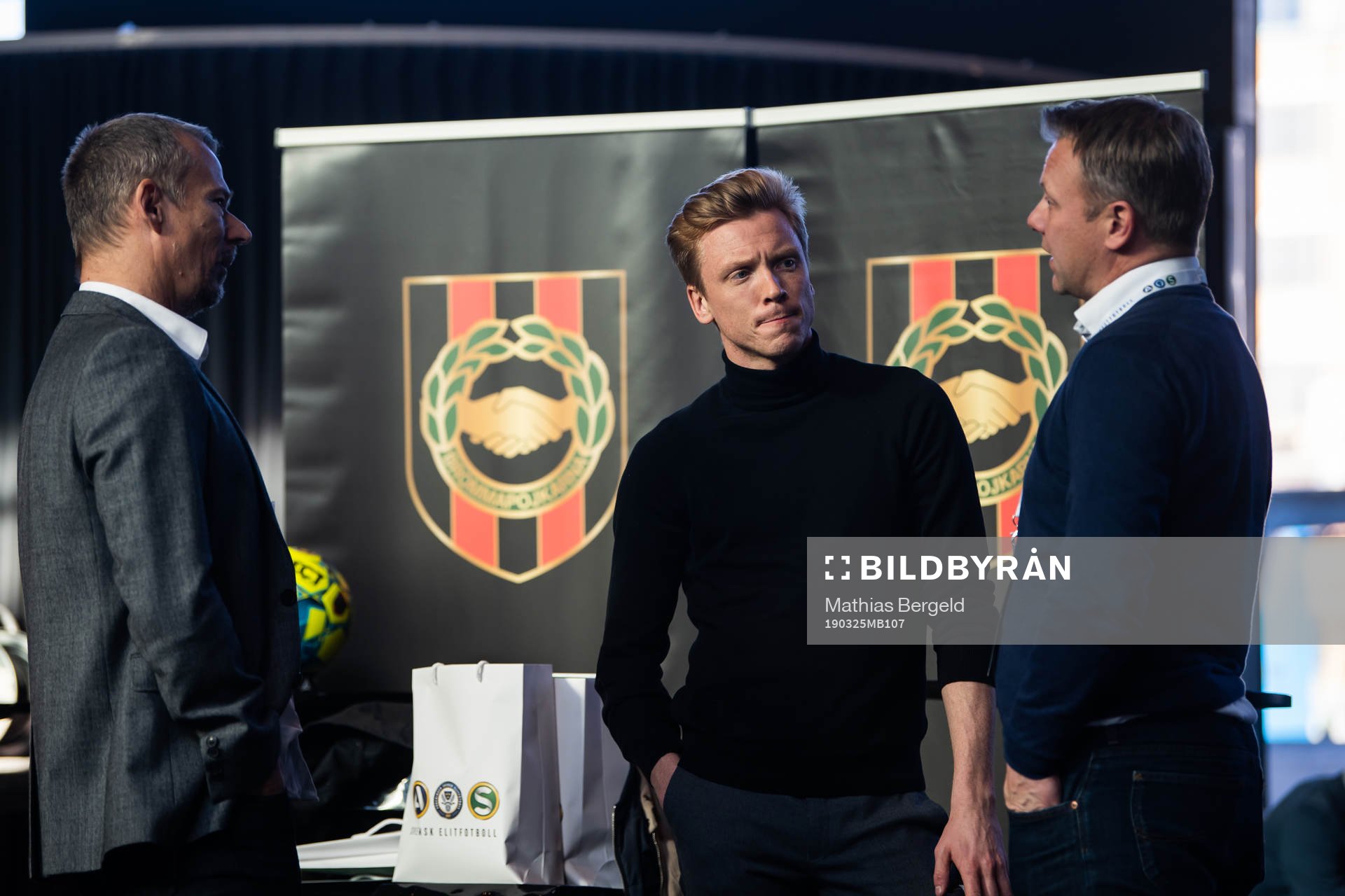 Brommapojkarnas tränare Roberth Björknesjö, och Gustav