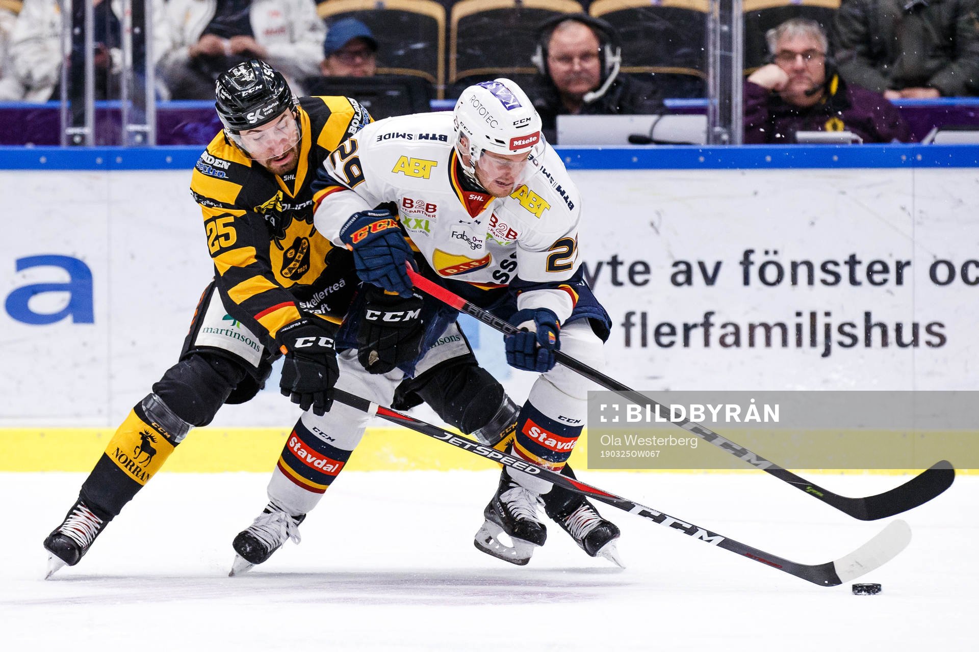 Skellefteås Albin Lundin och Djurgårdens Sebastian