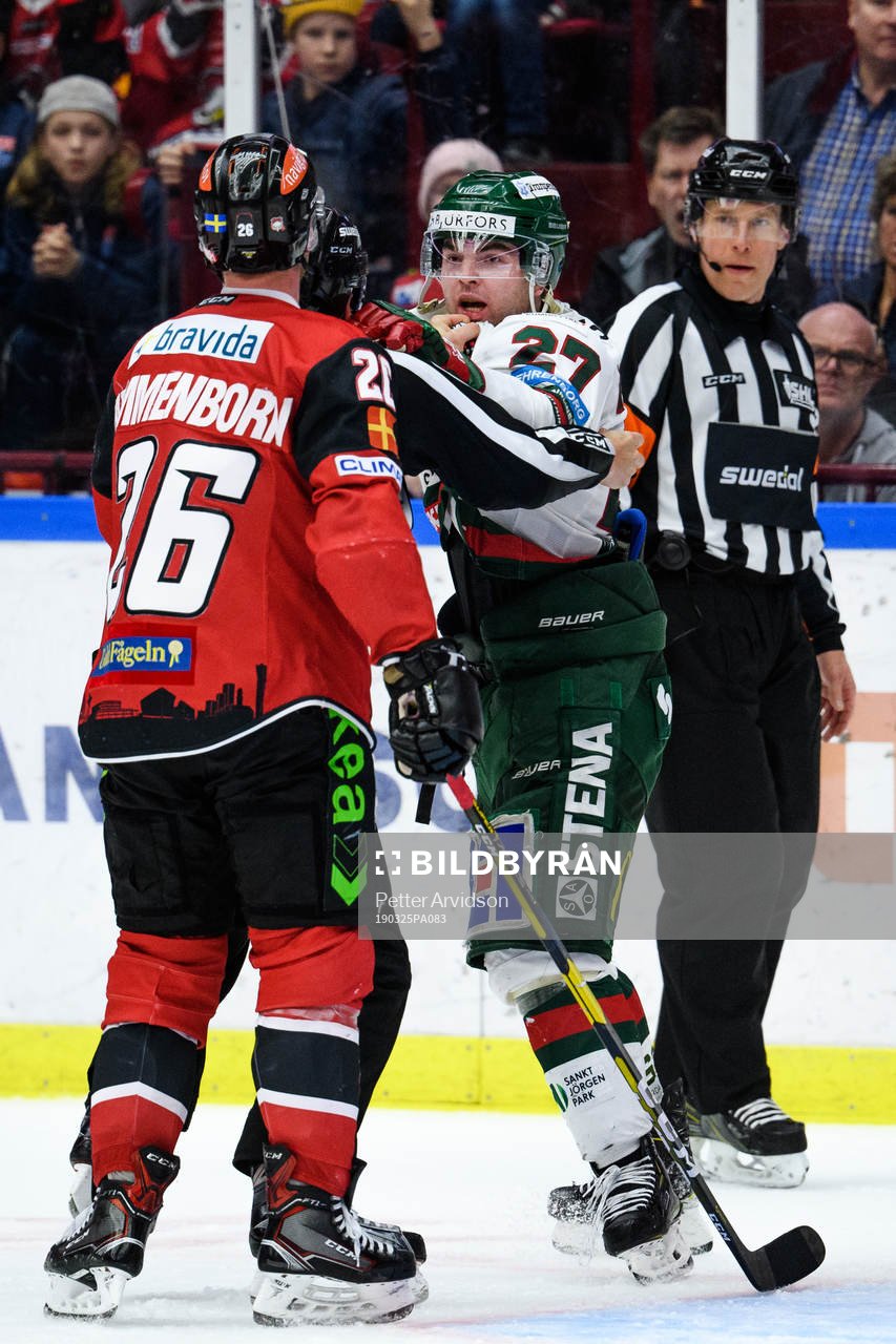 Frölundas Ponthus Westerholm i bråk med Malmö Redhawks
