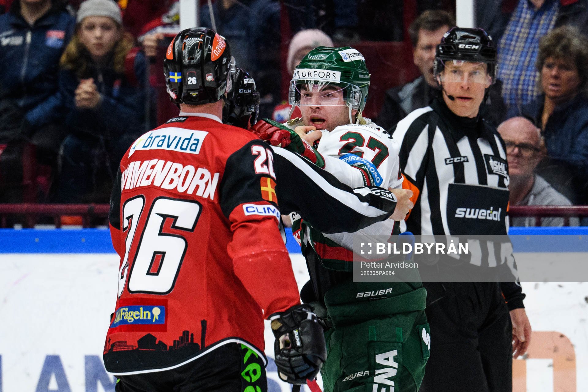 Frölundas Ponthus Westerholm i bråk med Malmö Redhawks