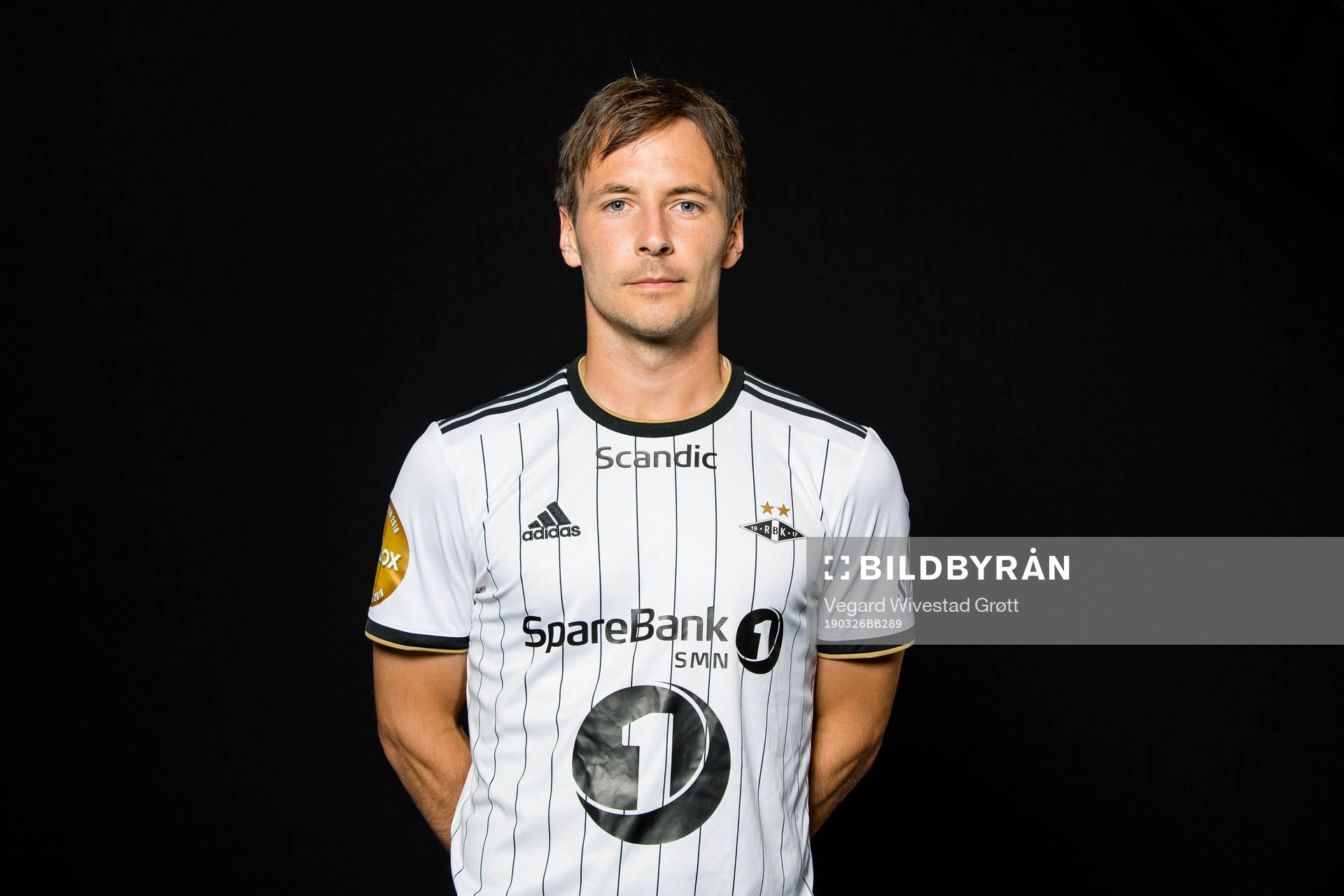 Mike Jensen of Rosenborg poses for a portrait
