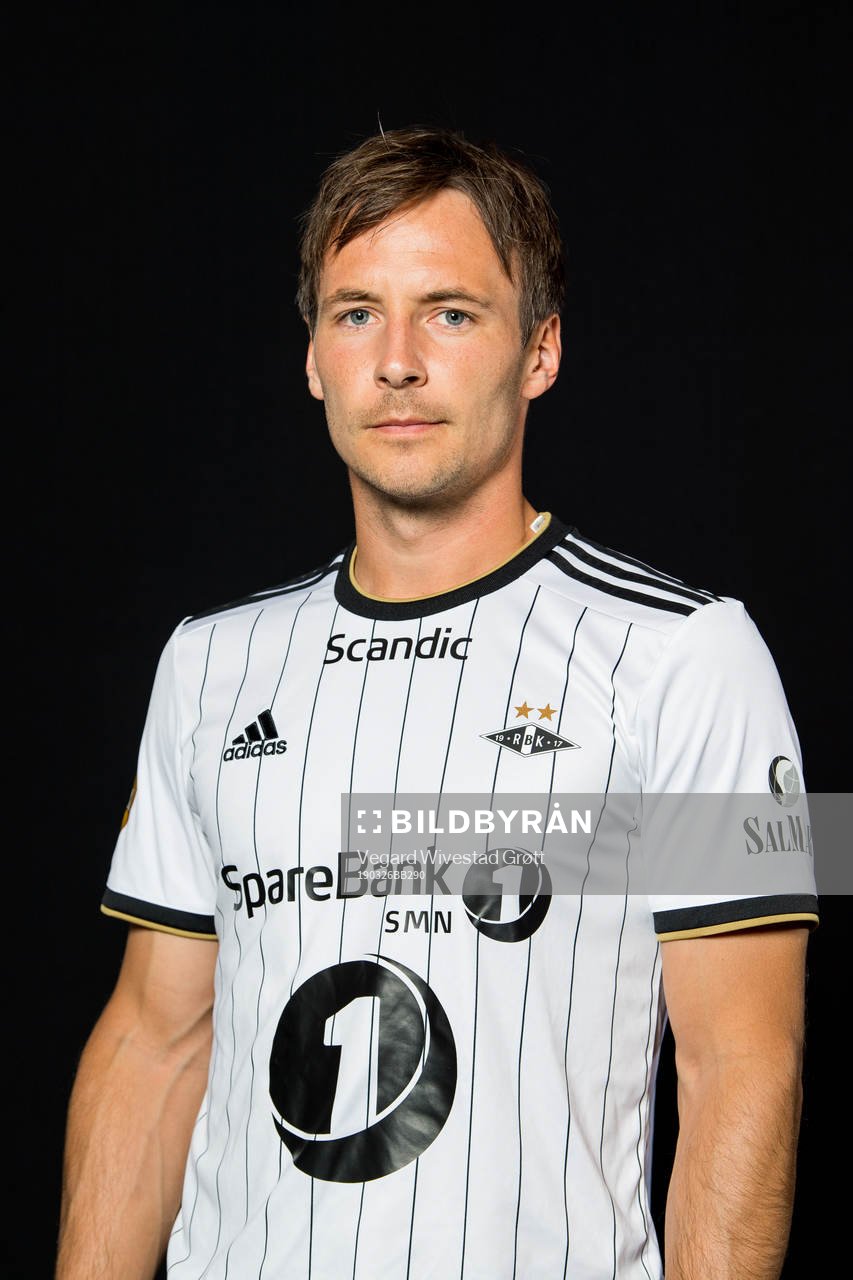 Mike Jensen of Rosenborg poses for a portrait
