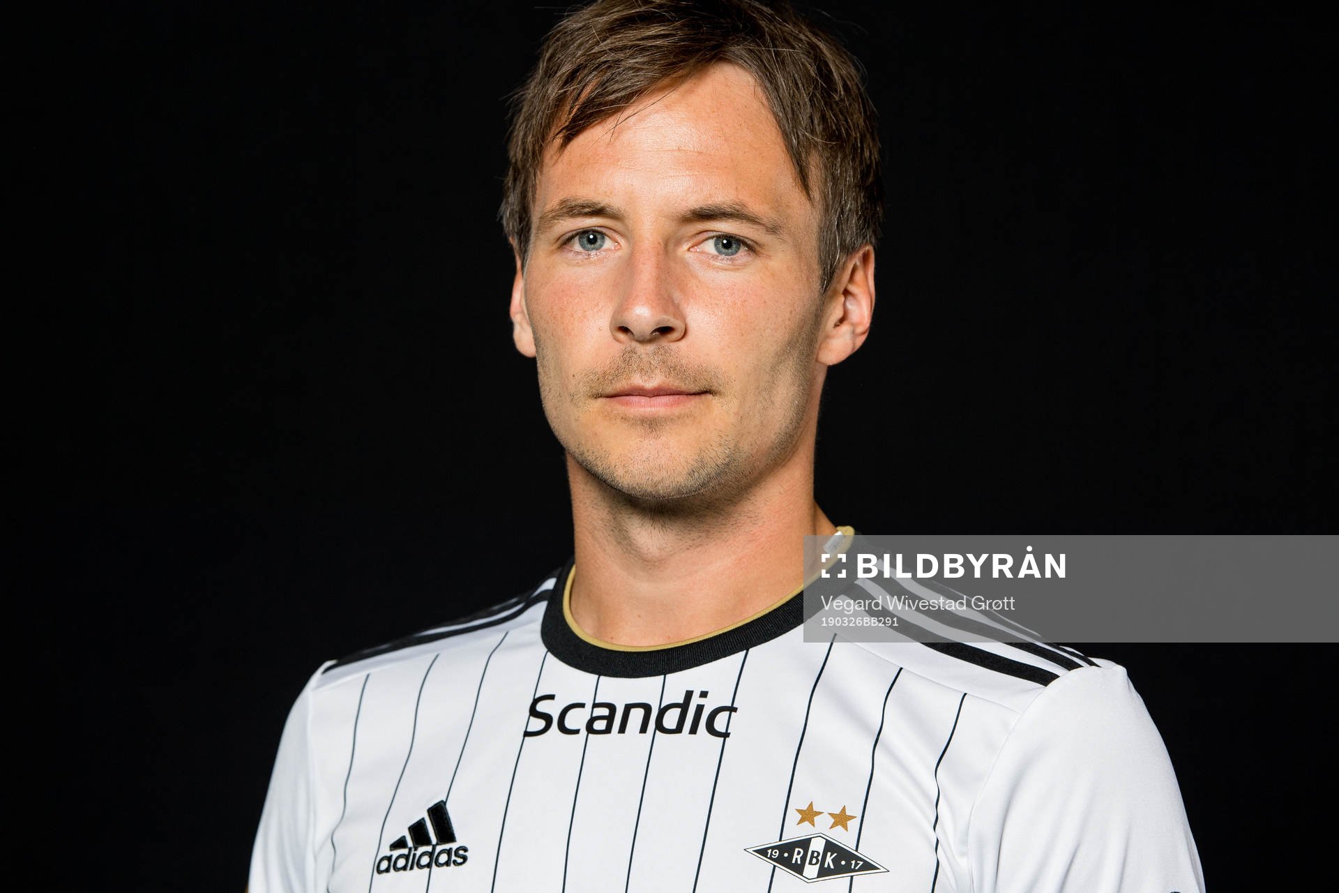Mike Jensen of Rosenborg poses for a portrait