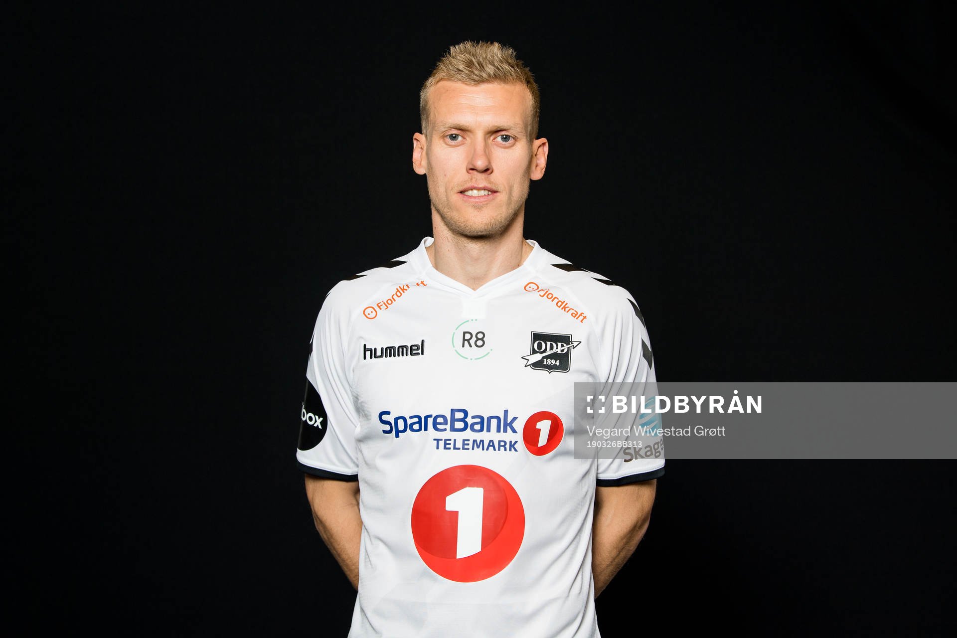 Steffen Hagen of Odd poses for a portrait