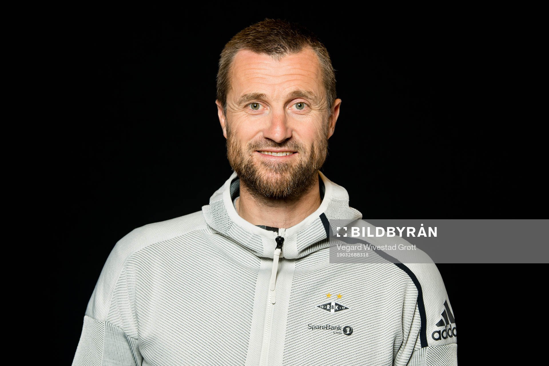 Eirik Horneland, head coach of Rosenborg, poses for a