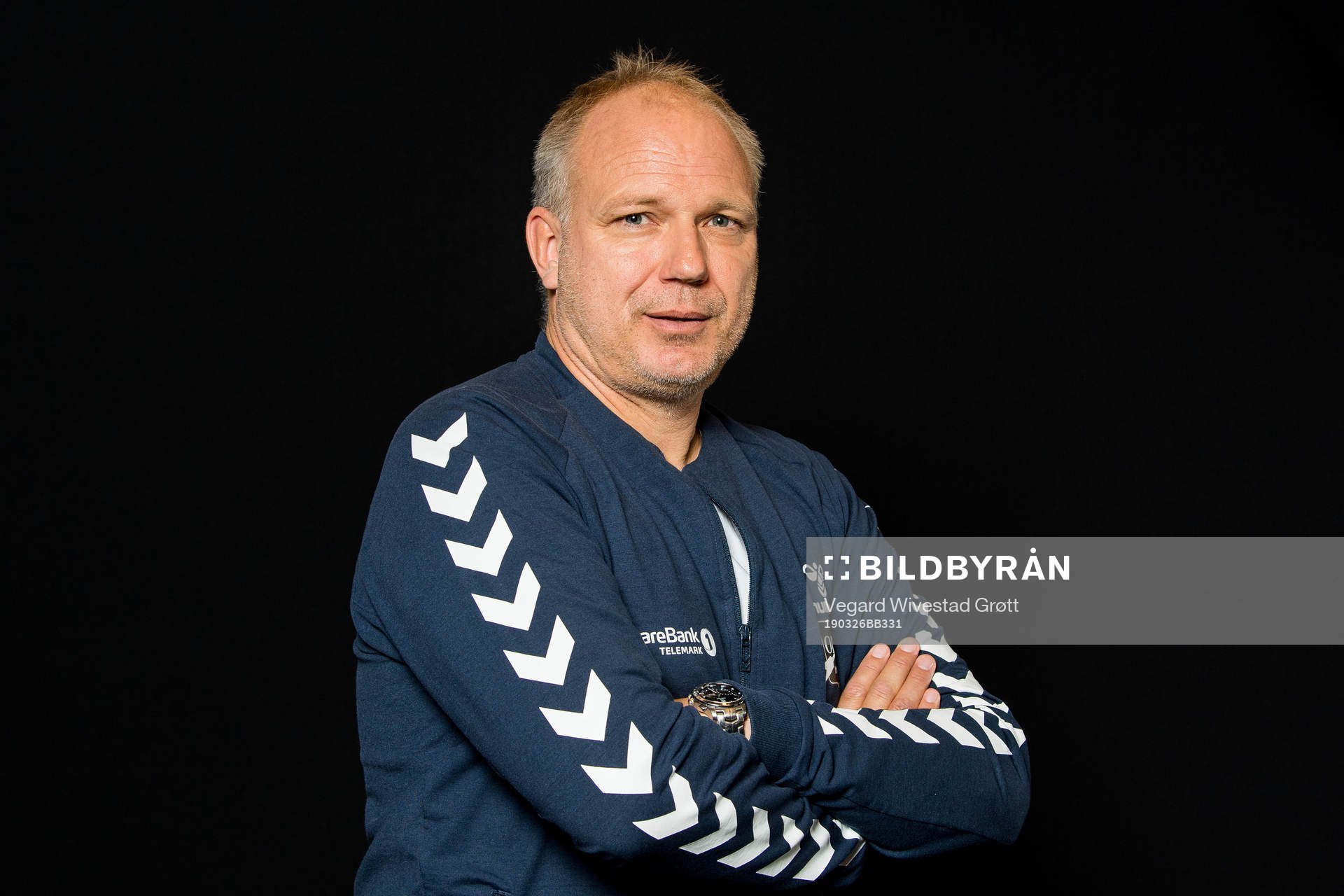 Dag-Eilev Fagermo, head coach of Odd, poses for a portrait