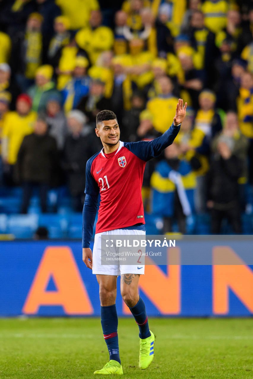 Bjørn Maars Johnsen of Norway celebrates
