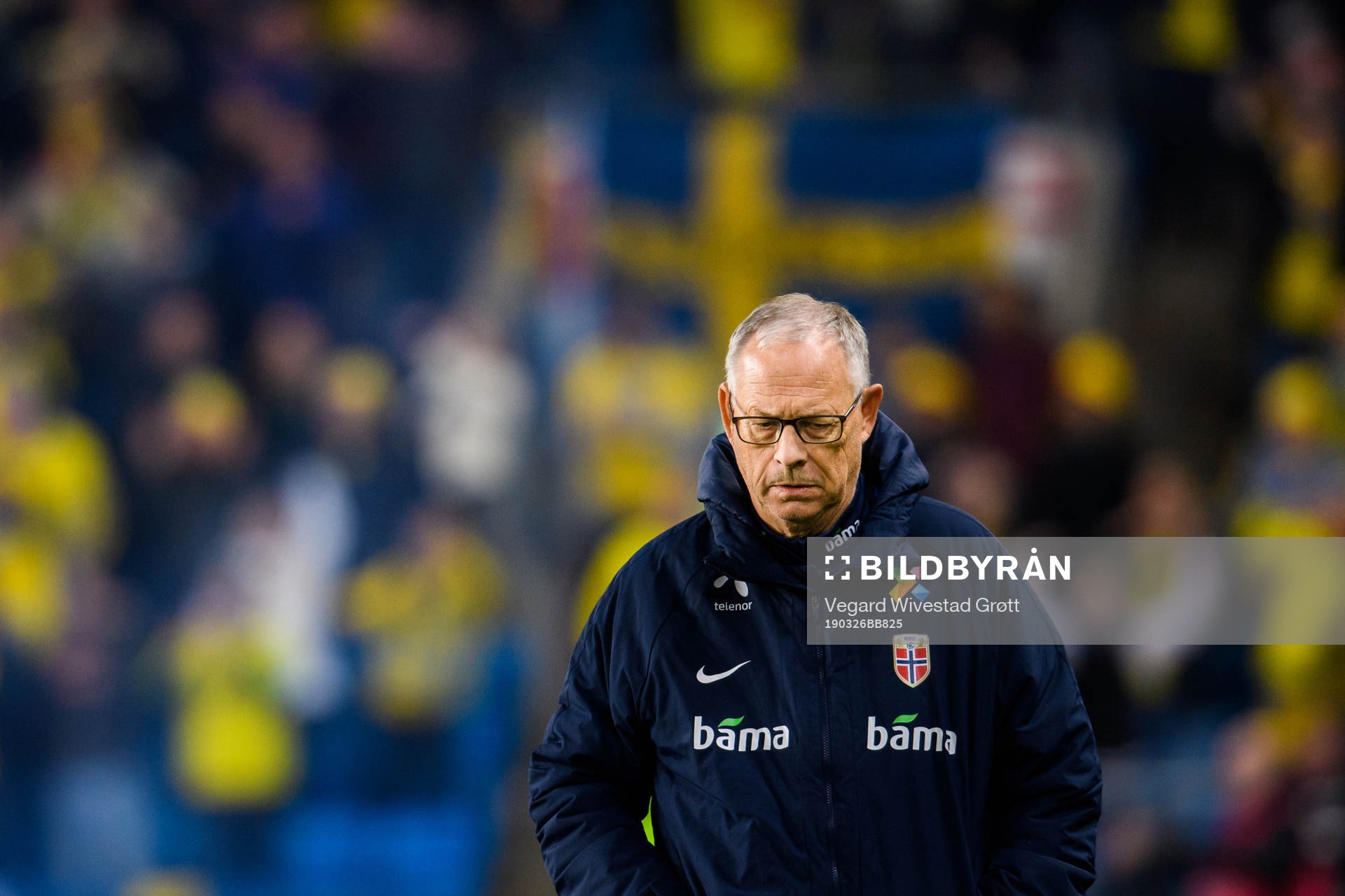 Lars Lagerbäck, head coach of Norway