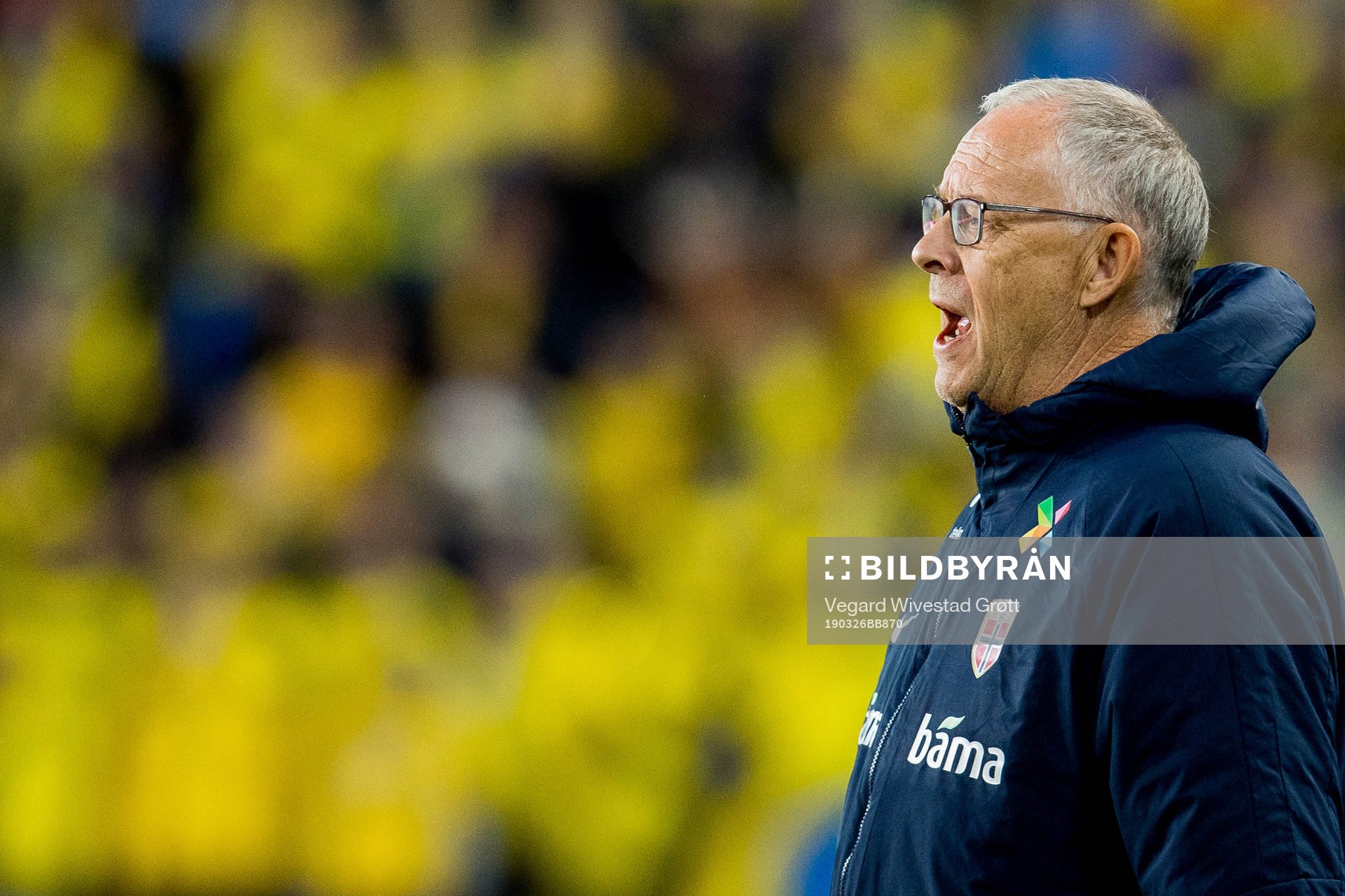 Lars Lagerbäck, head coach of Norway