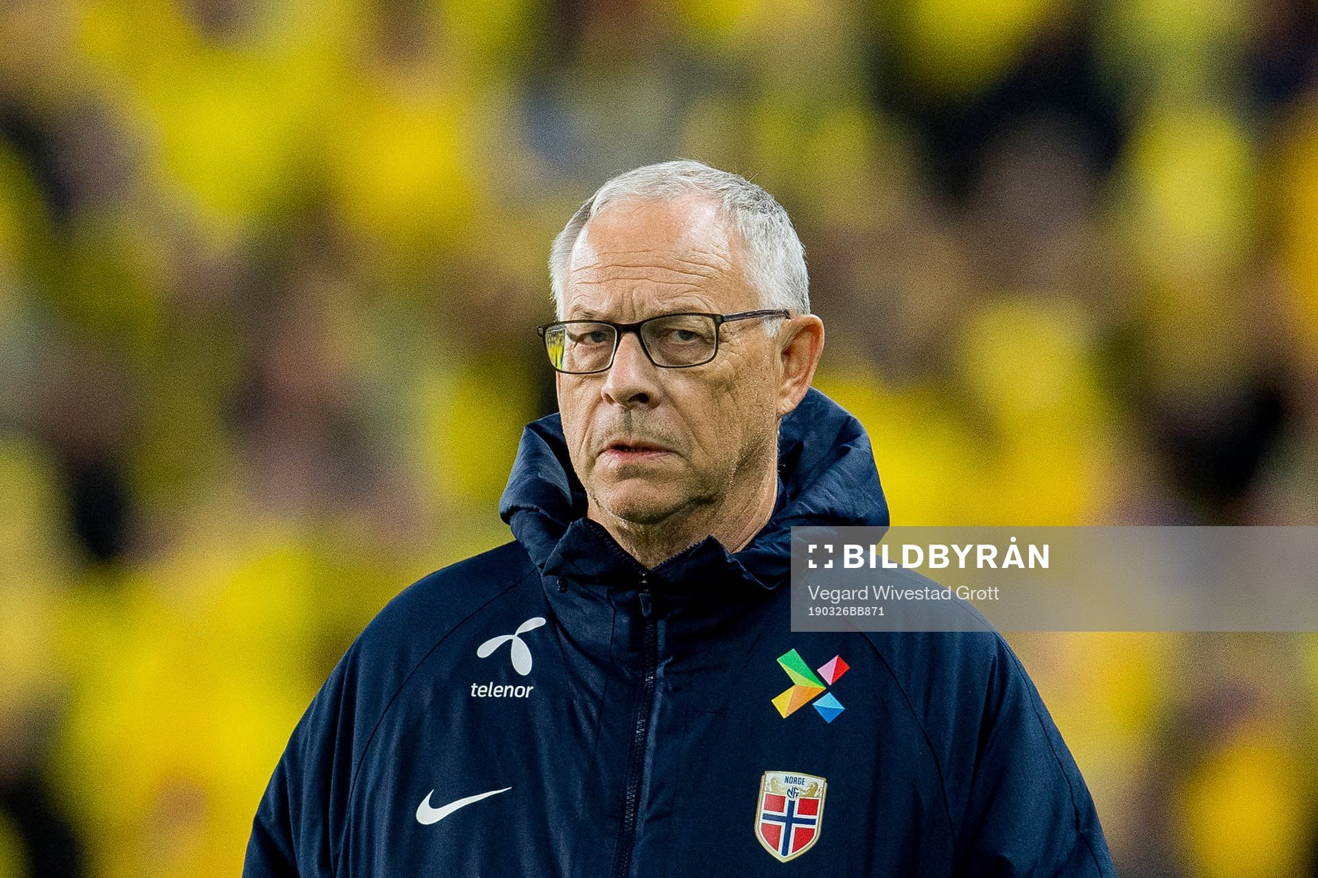 Lars Lagerbäck, head coach of Norway