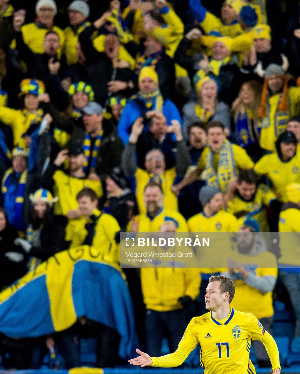 Viktor Claesson of Sweden celebrates