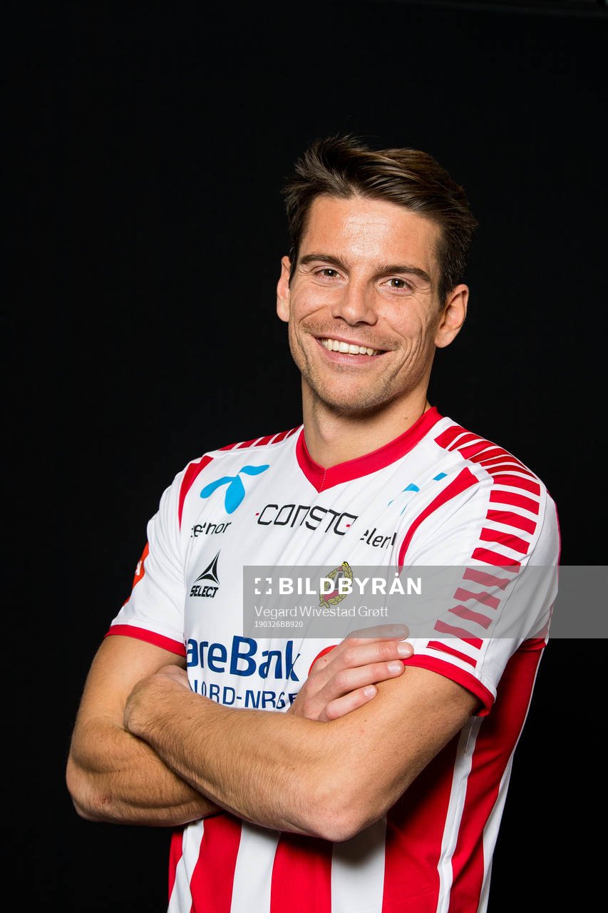 Simen Wangberg of Tromsø poses for a portrait