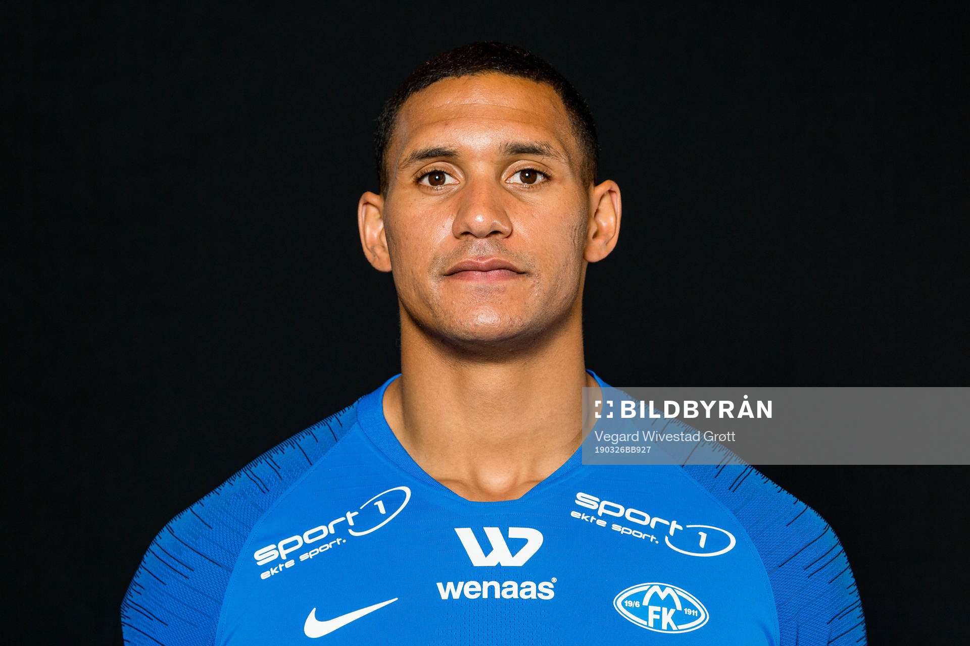 Ruben Gabrielsen of Molde poses for a portrait