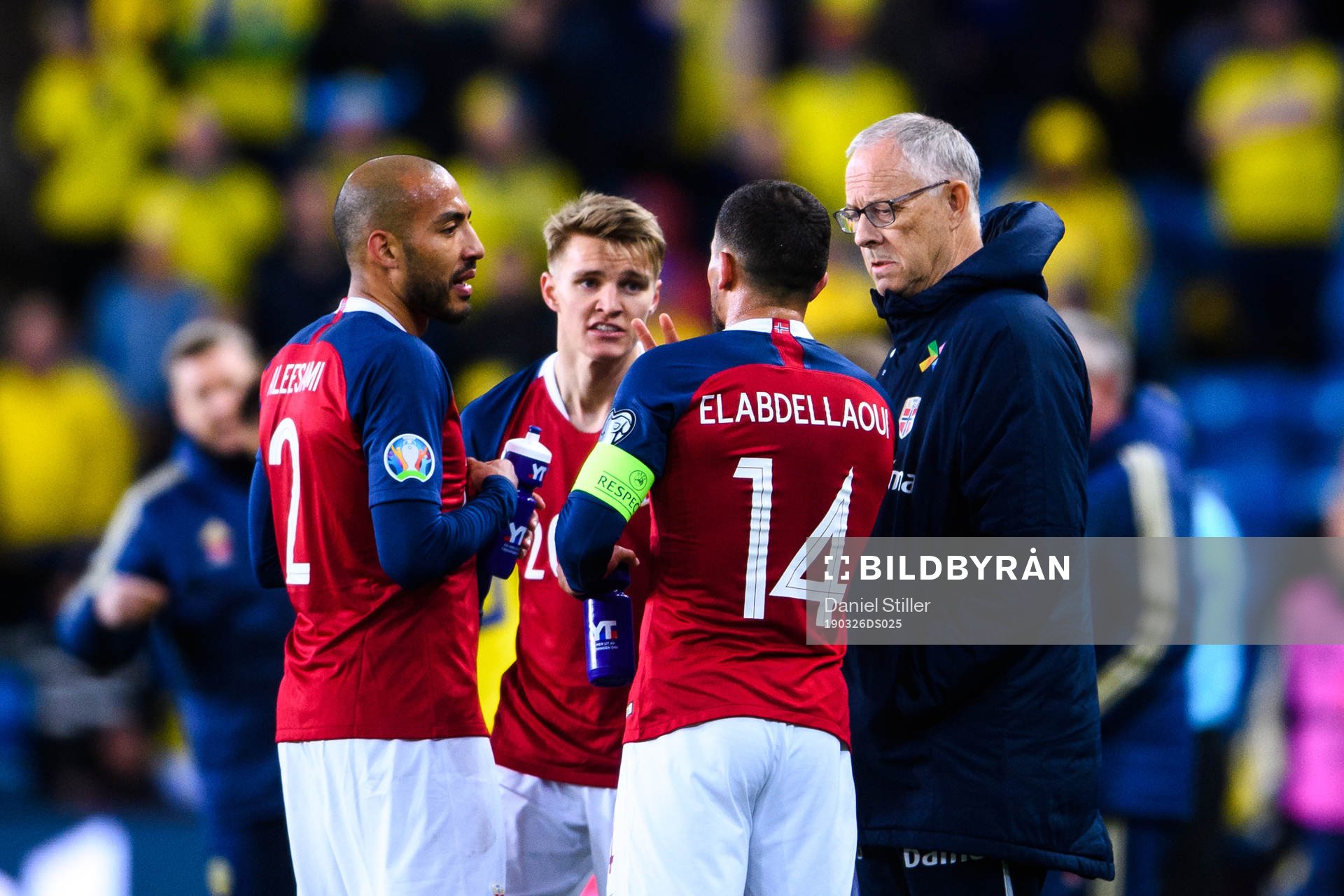 Haitam Aleesami , Omar Elabdellaoui , Martin Ødegaard and