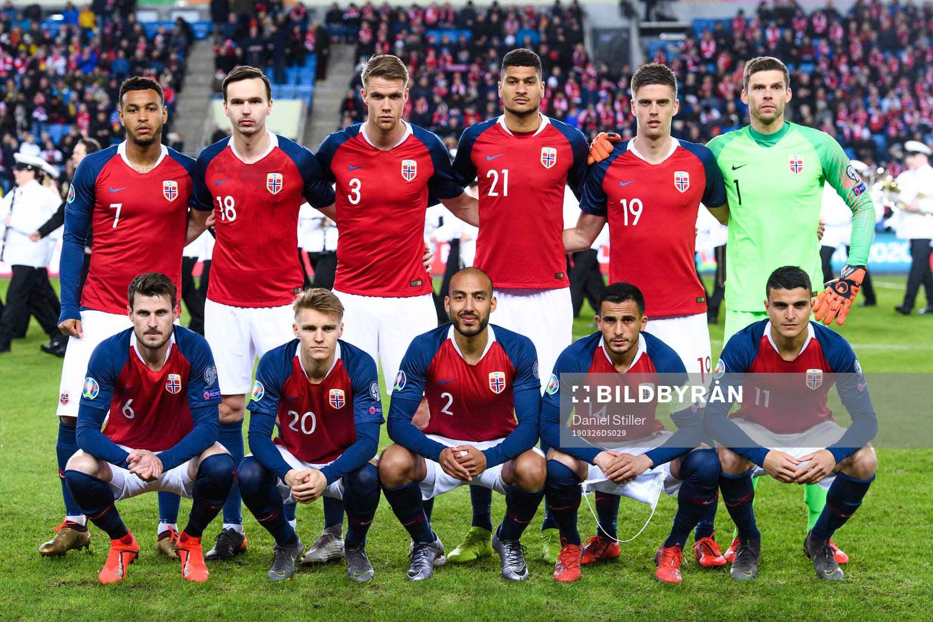 Starting eleven of Norway