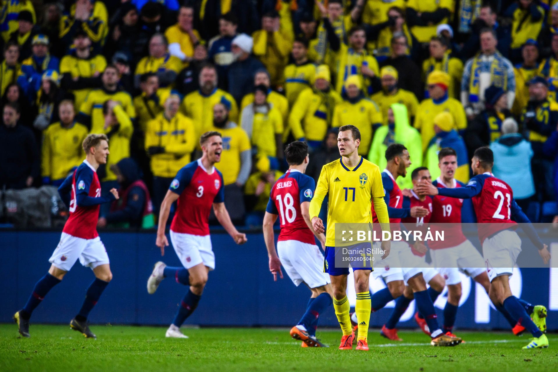Viktor Claesson of Sweden looks dejected