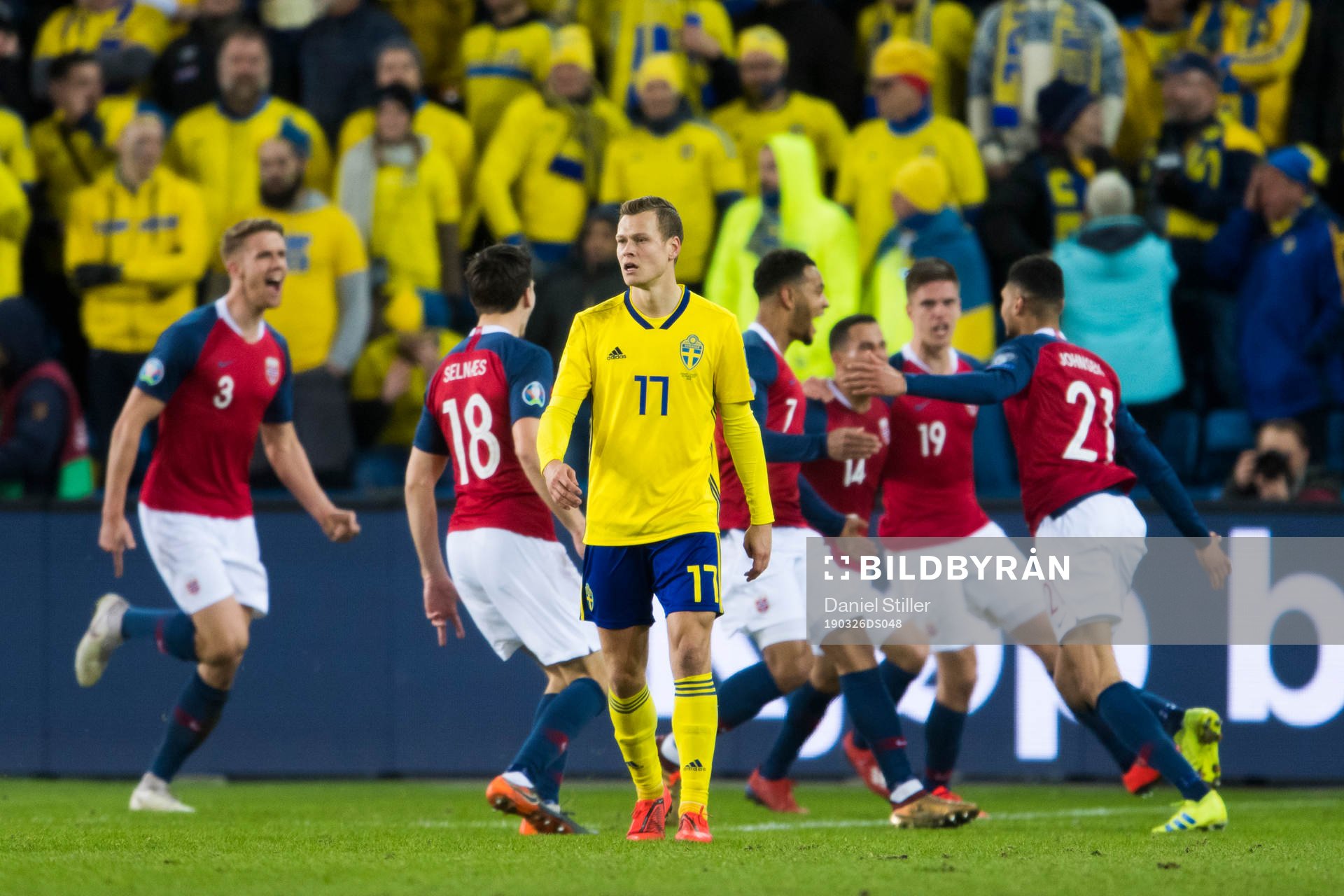 Viktor Claesson of Sweden looks dejected