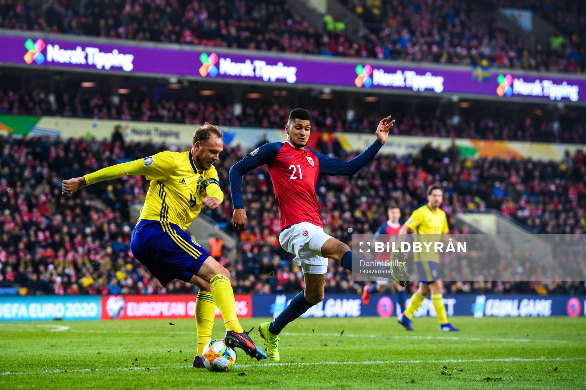 Andreas Granqvist of Sweden and Bjørn Maars Johnsen of