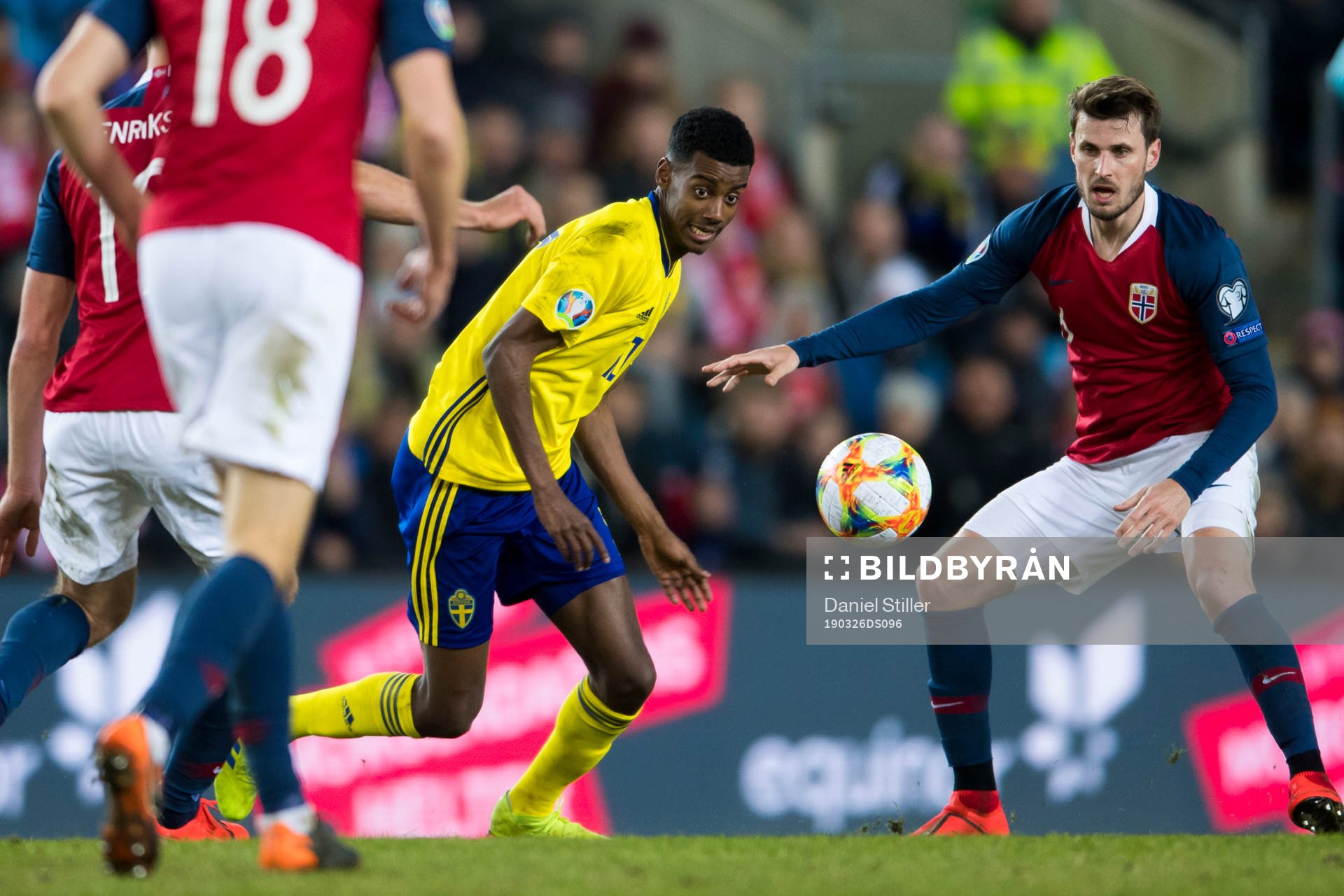 Alexander Isak of Sweden