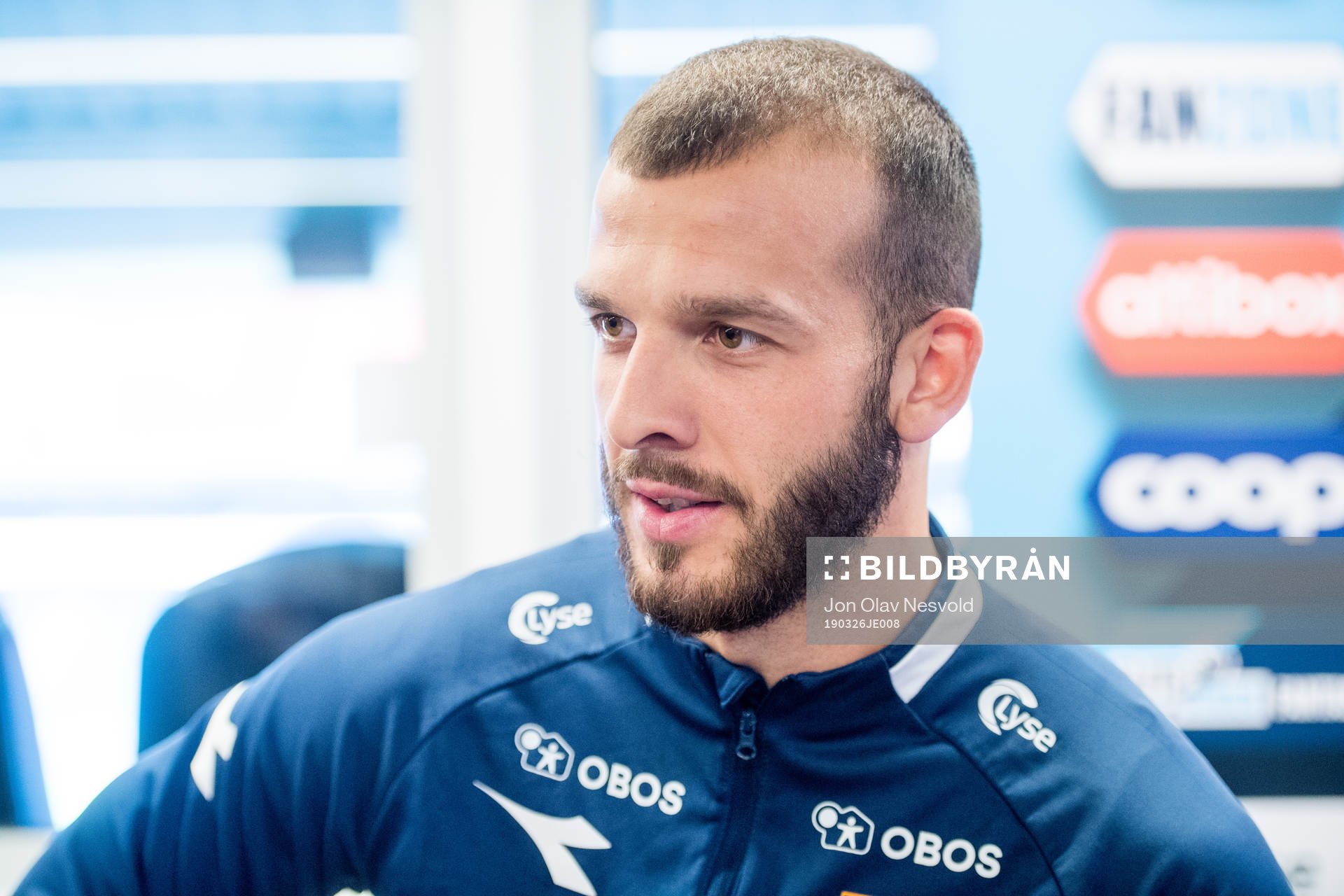 Zlatko Tripic of Vikingduring a press event