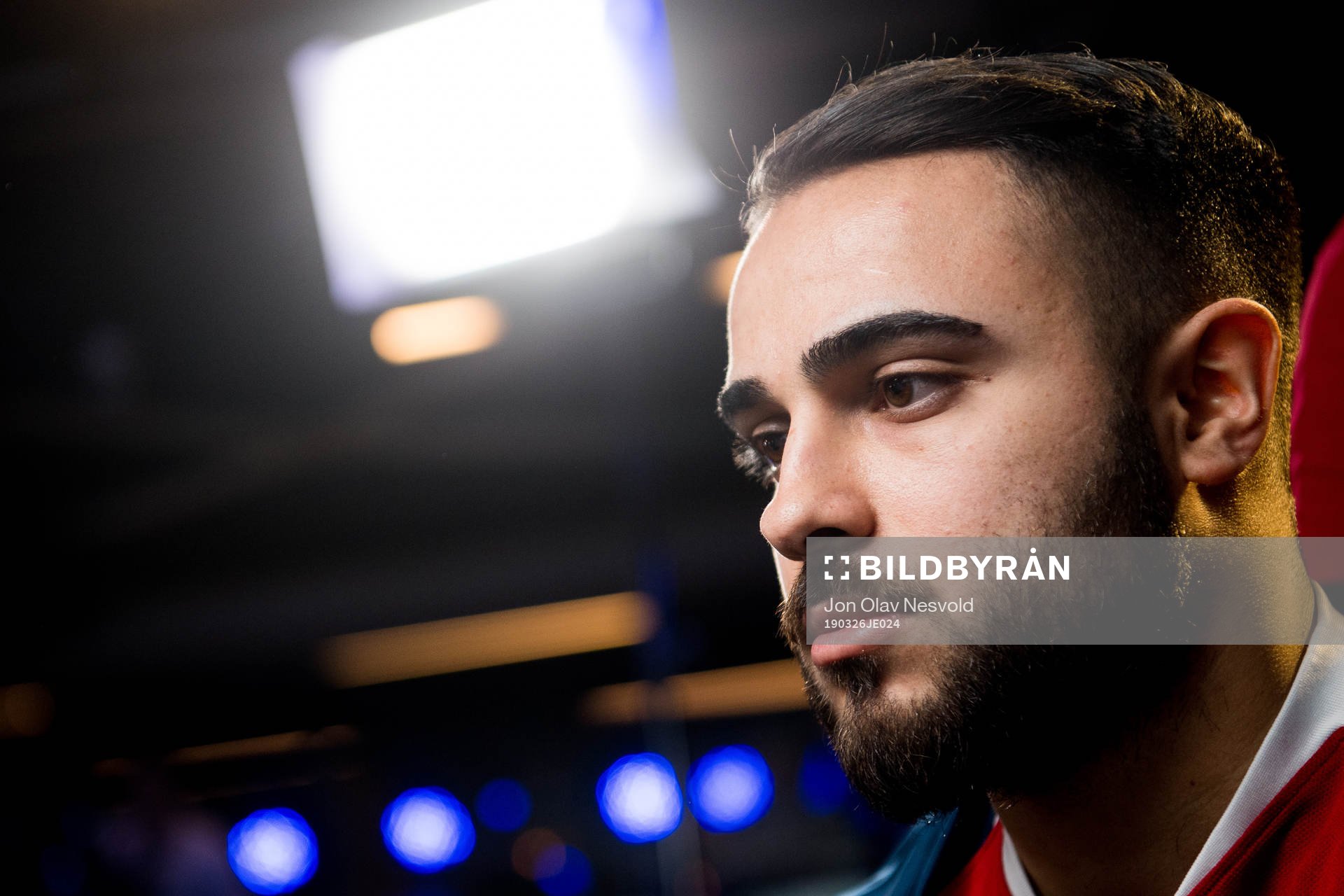 Arkan Resul of Norway during the e-football friendly match between Norway and Sweden on March 26, 2019 in Oslo.