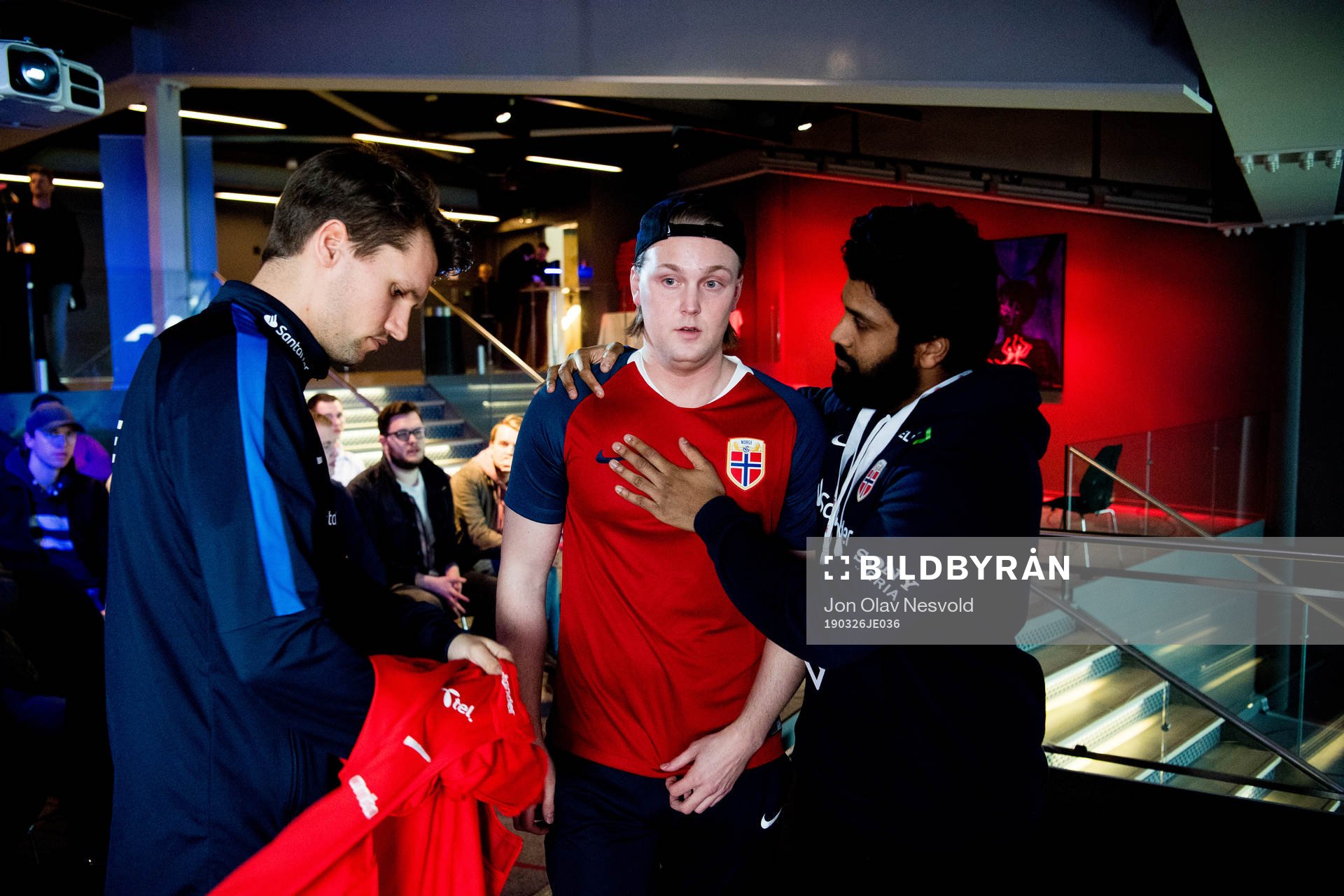 Sondre Voktor of Norway after the e-football friendly match between Norway and Sweden on March 26, 2019 in Oslo.