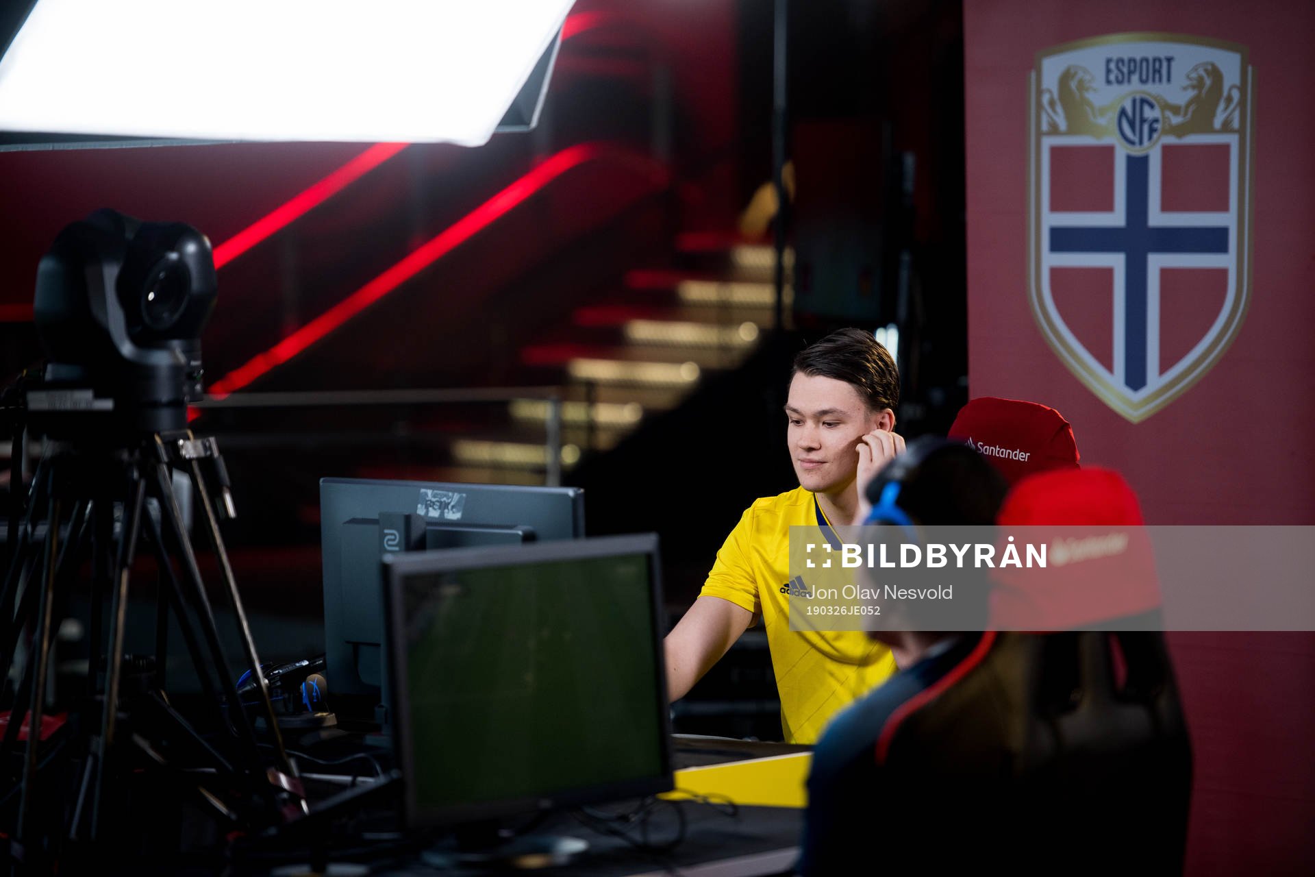 David Eidhammer of Sweden during the e-football friendly match between Norway and Sweden on March 26, 2019 in Oslo.
