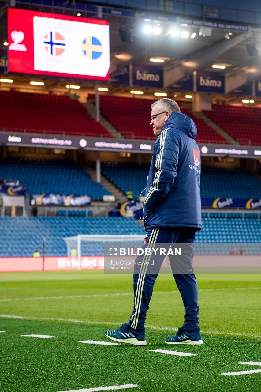 Head coach Janne Andersson of Sweden