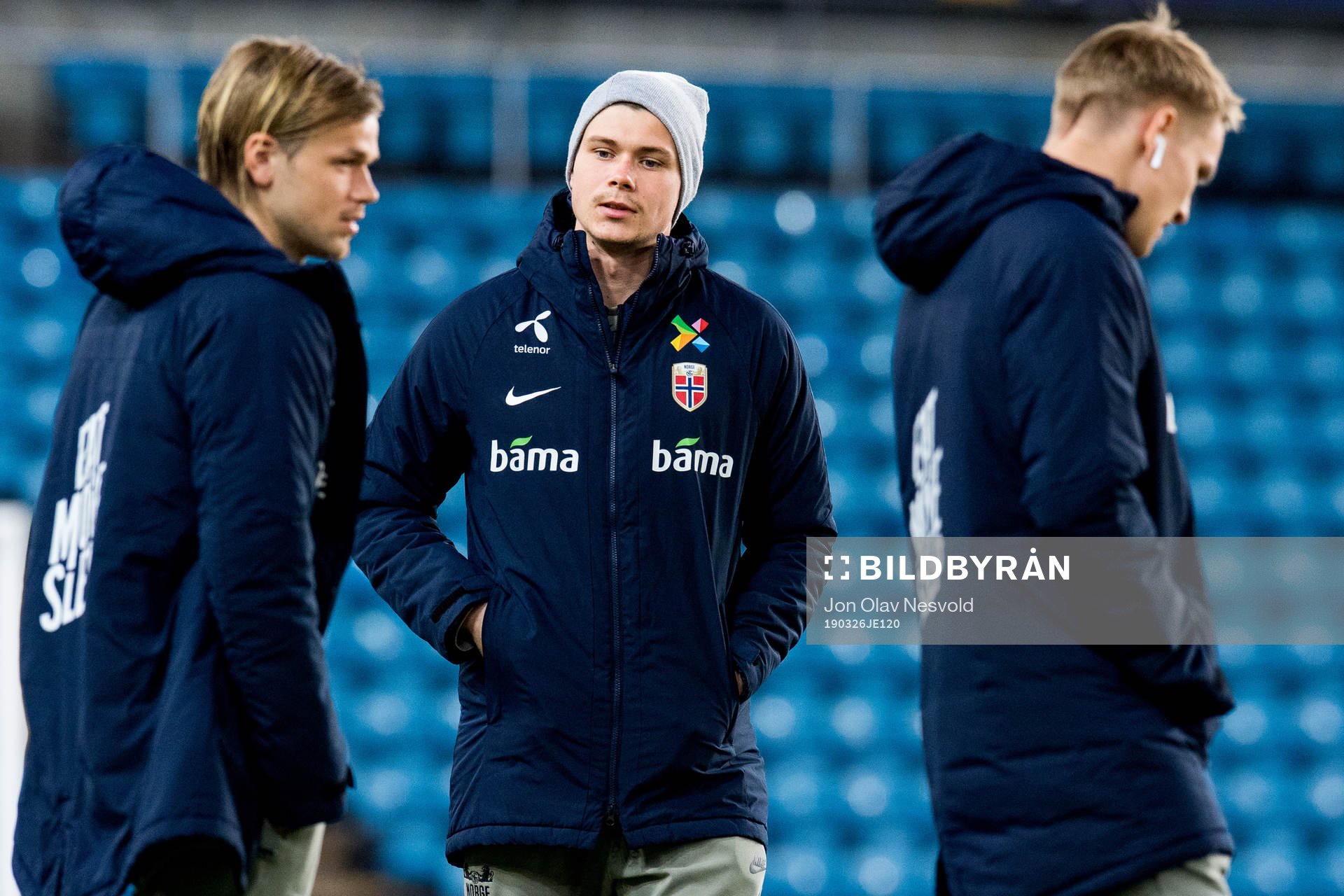 Goalkeeper Per Kristian Worre Bråtveit of Norway ahead of the UEFA Euro qualifier football match between Norway and Sweden on March 26, 2019 in Oslo.