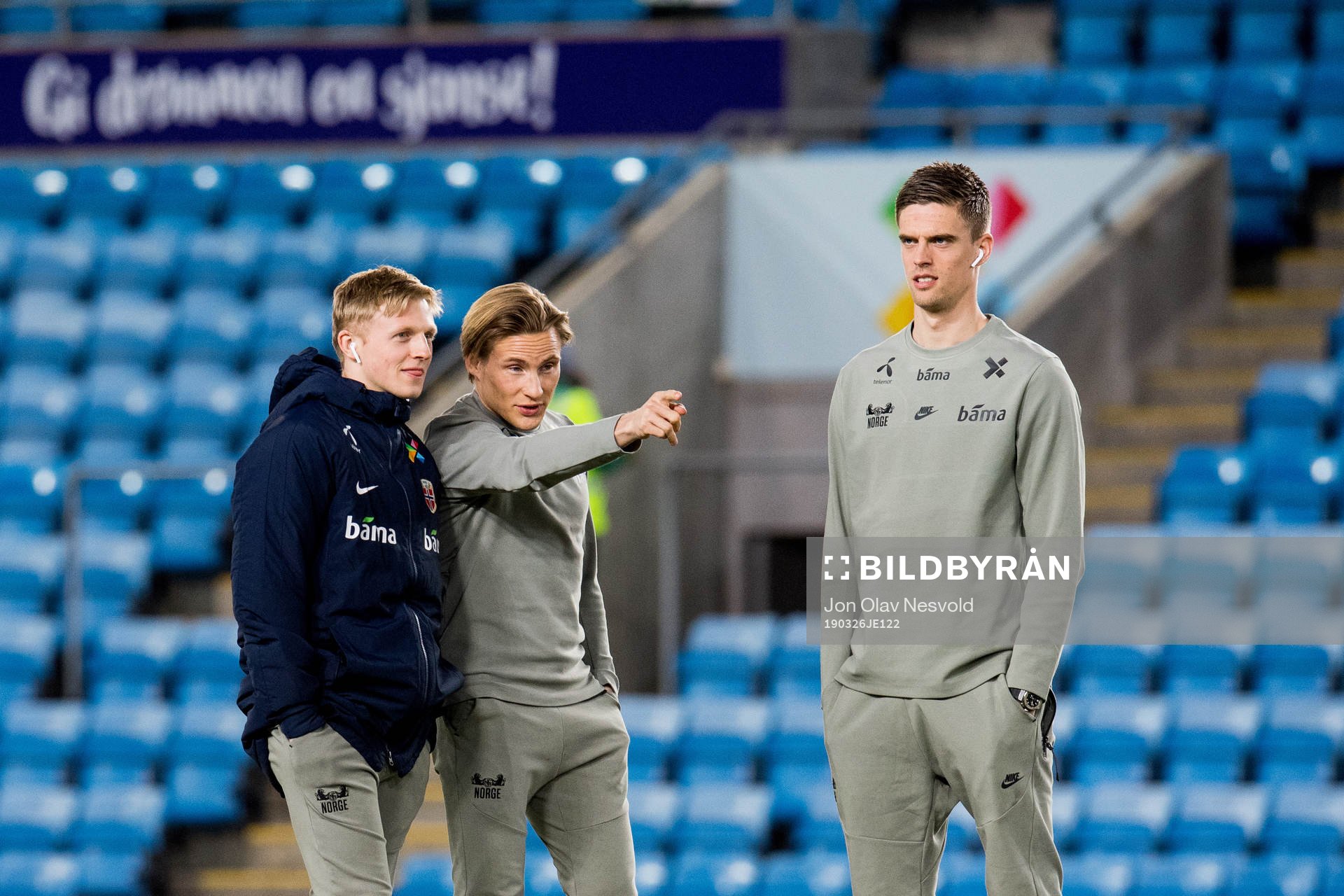 Mats Møller Dæhli, Jonas Svensson and Markus Henriksen of