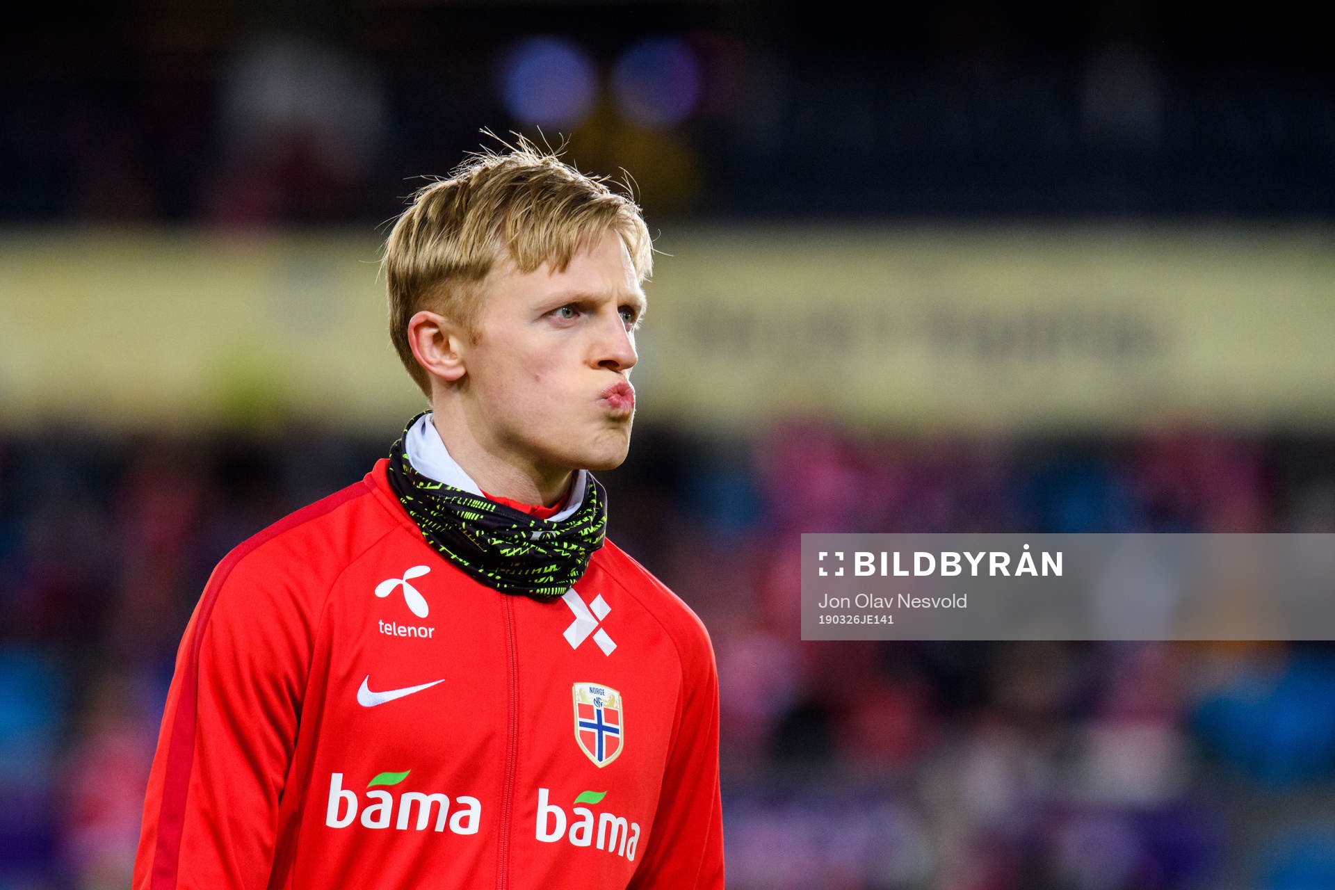 Mats Møller Dæhli of Norway prior to the UEFA Euro