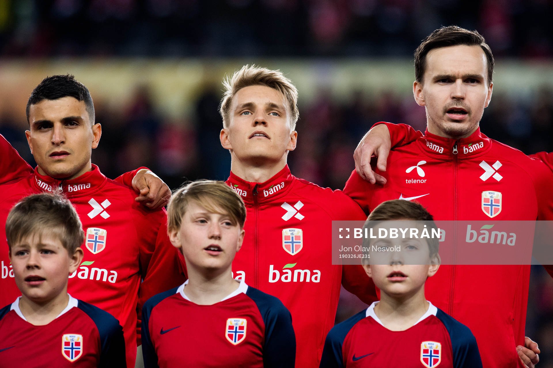 Mohamed Elyounoussi, Martin Ødegaard and Ole Kristian