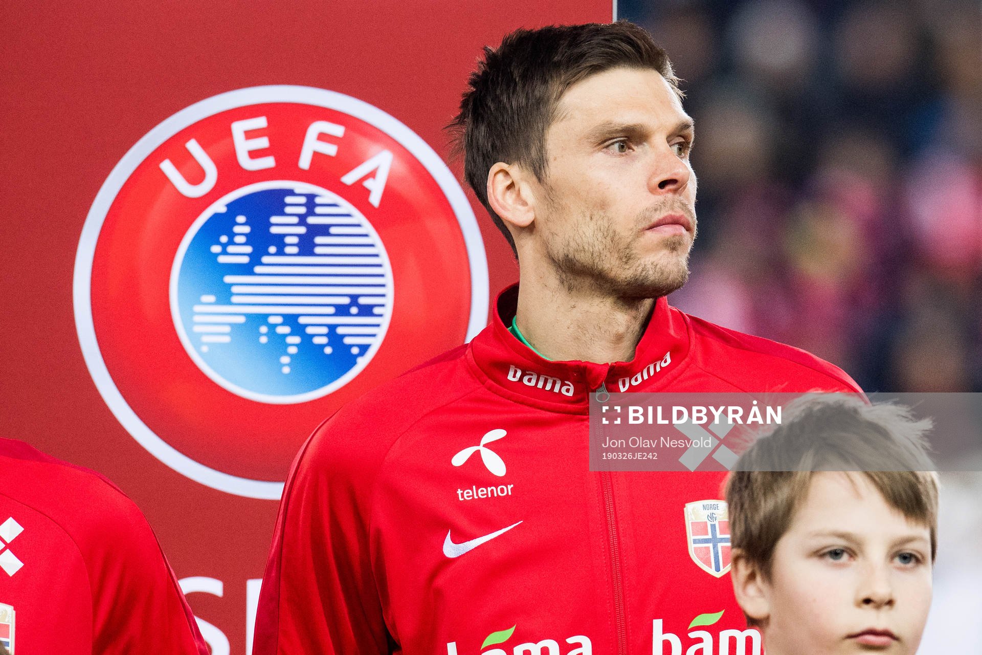 Goalkeeper Rune Almenning Jarstein of Norway