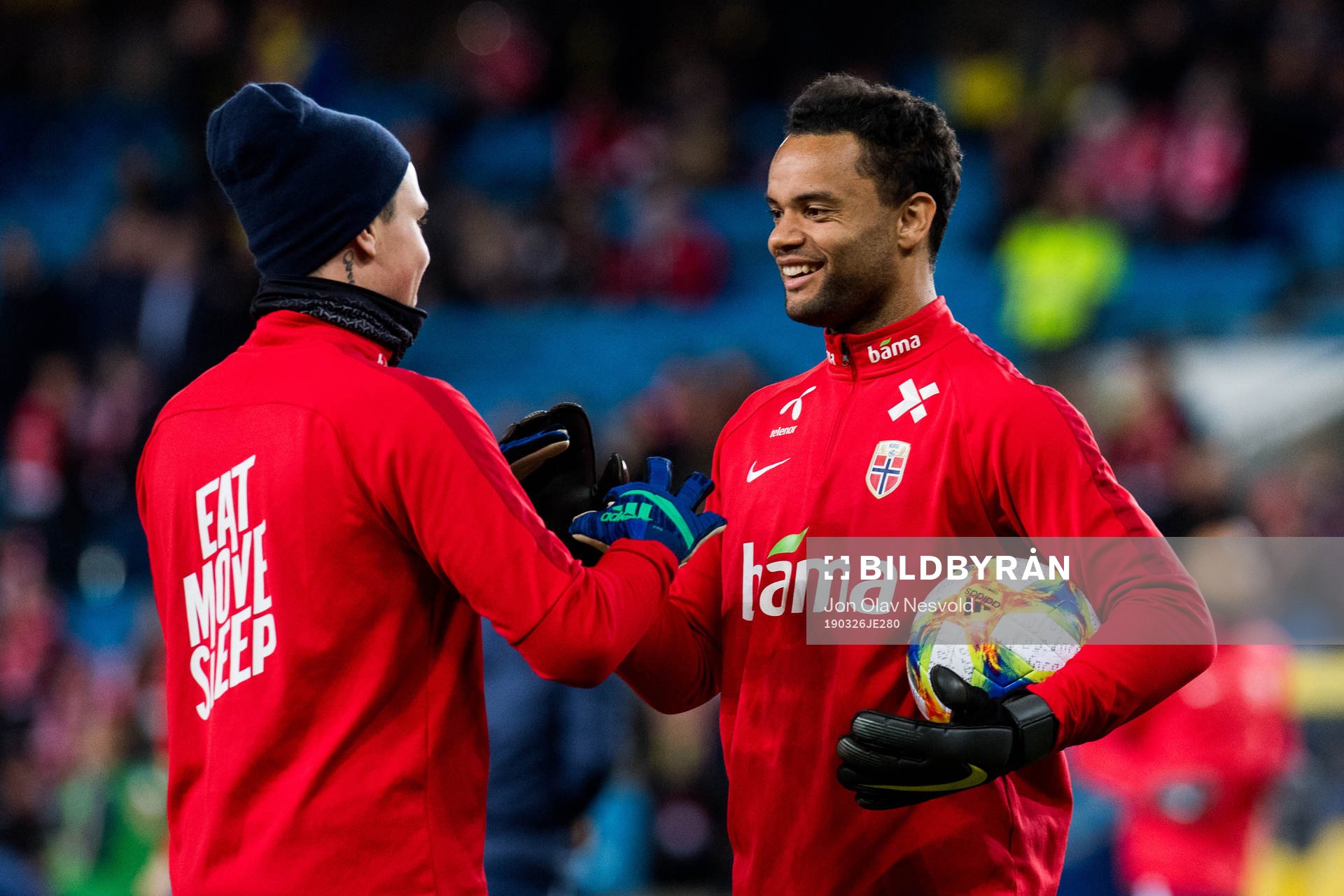 Goalkeeper Sten Grytebust of Norway