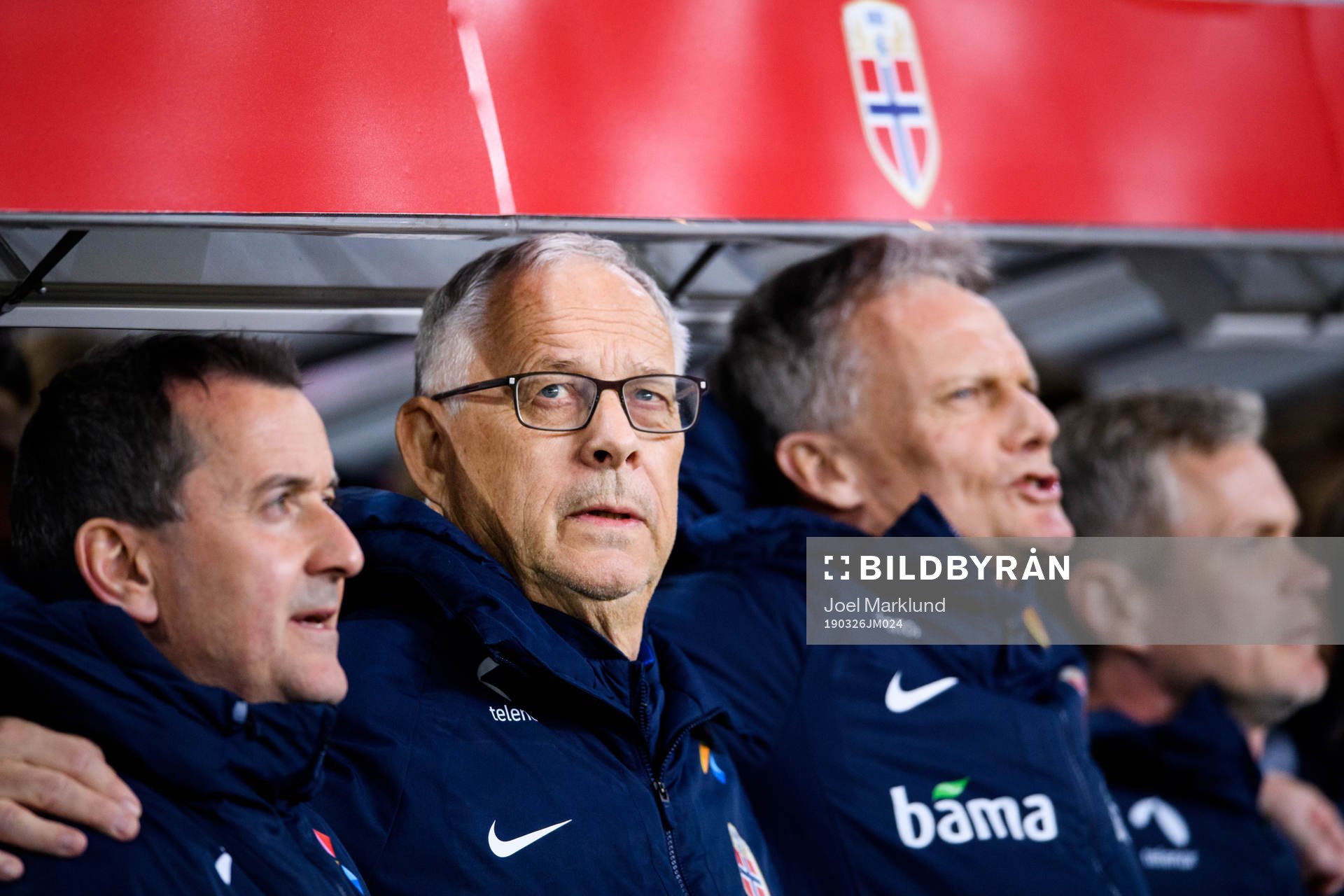 Lars Lagerbäck, head coach of Norway