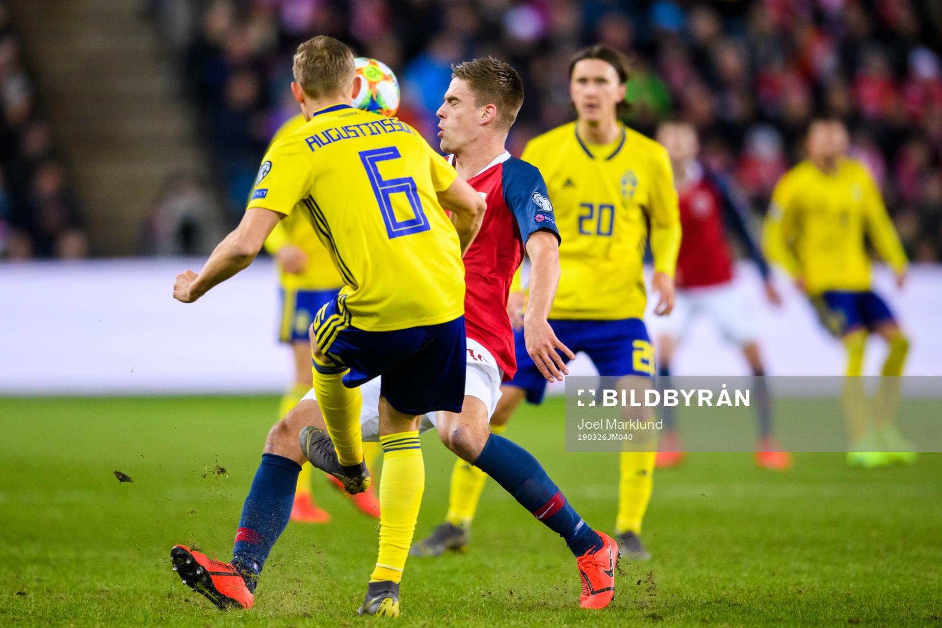 Ludwig Augustinsson of Sweden and Markus Henriksen of Norway